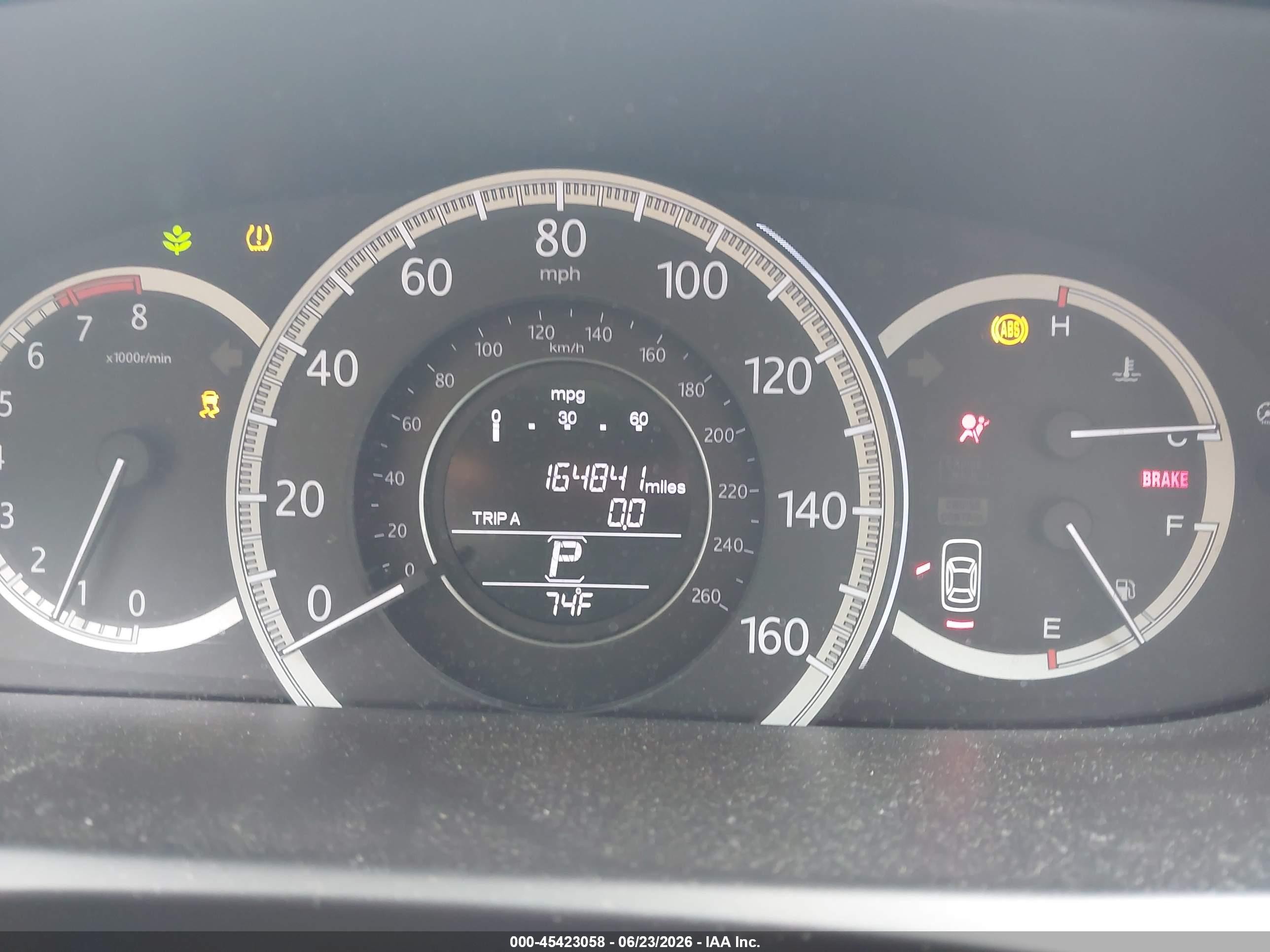 2013 Honda Accord Ex Silver vin: 1HGCR2F74DA013757
