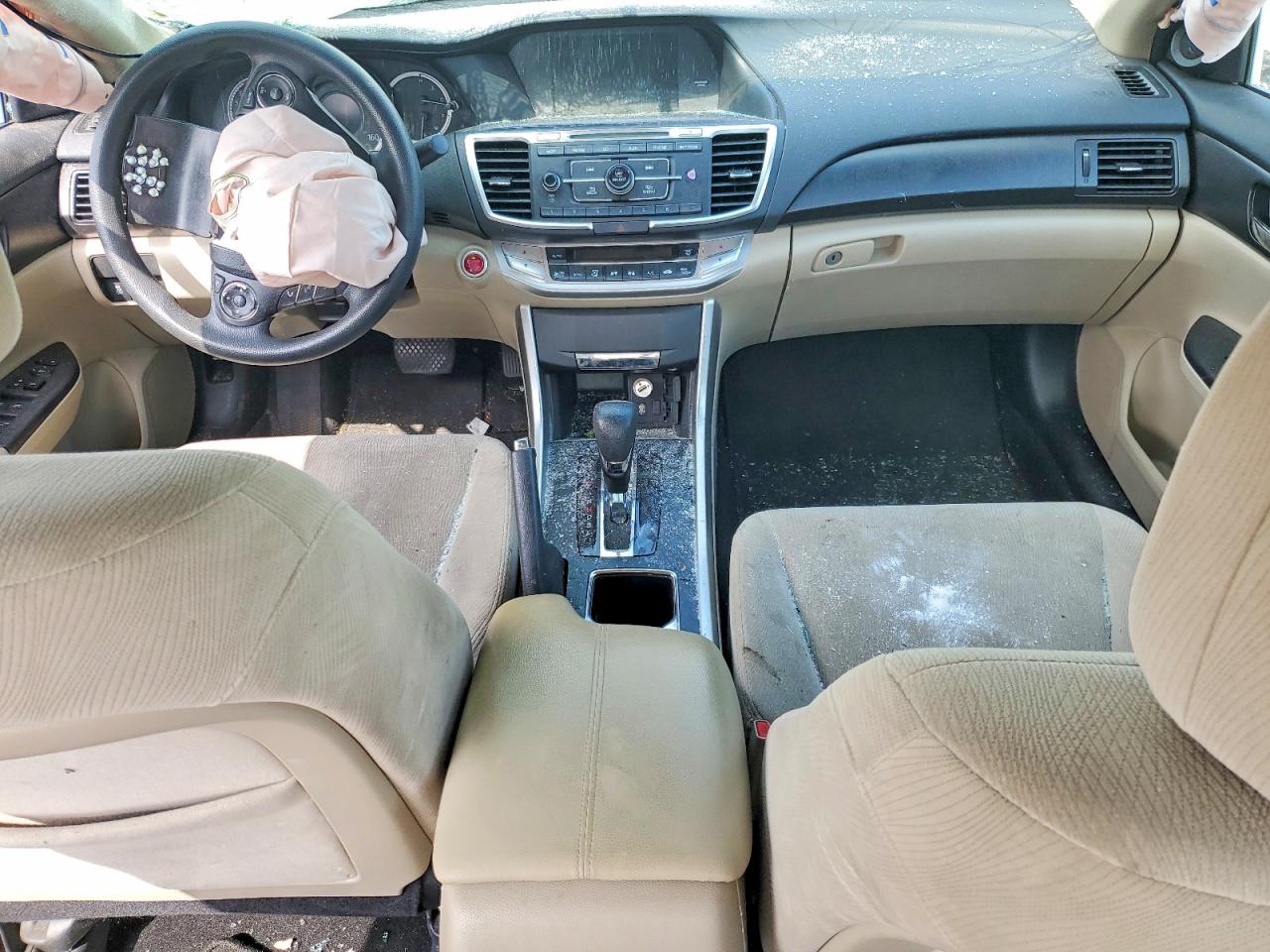 2013 Honda Accord Ex White vin: 1HGCR2F74DA017890