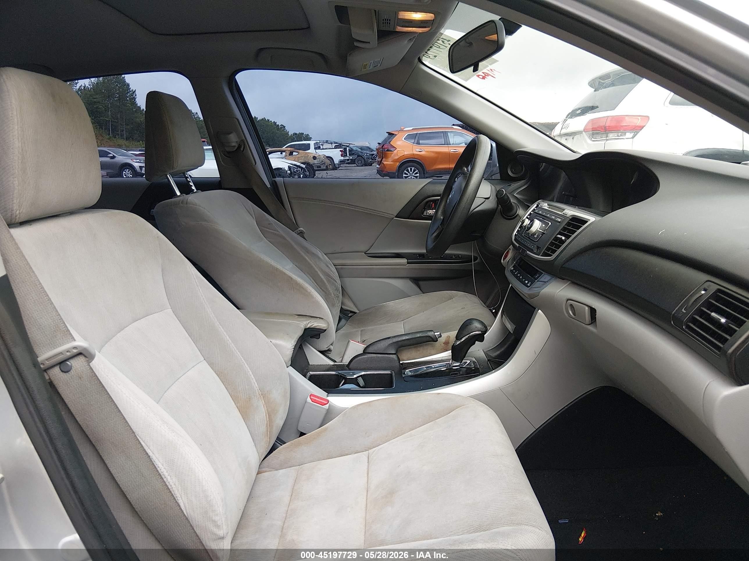 2013 Honda Accord Ex Серебряный vin: 1HGCR2F74DA037265