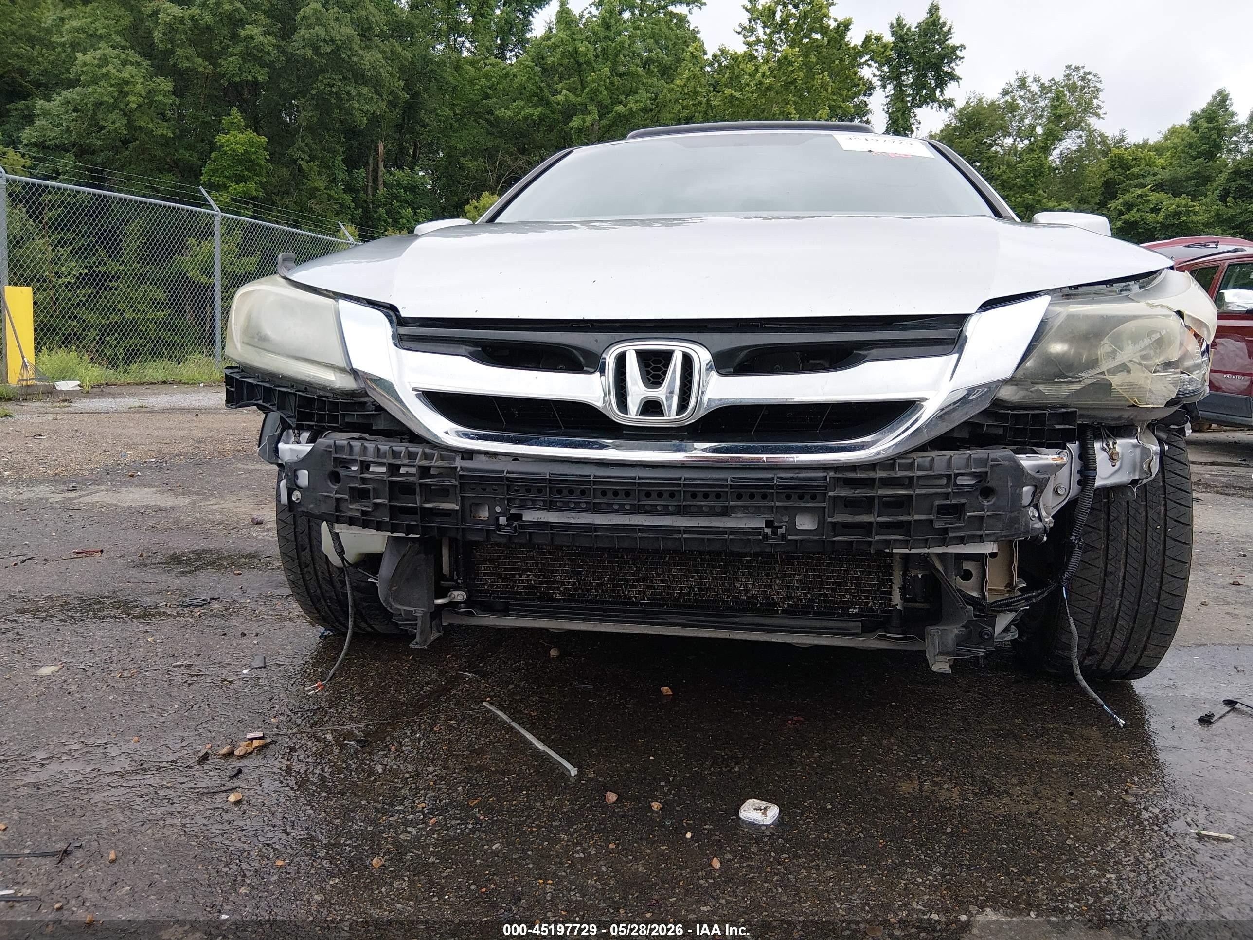 2013 Honda Accord Ex Серебряный vin: 1HGCR2F74DA037265