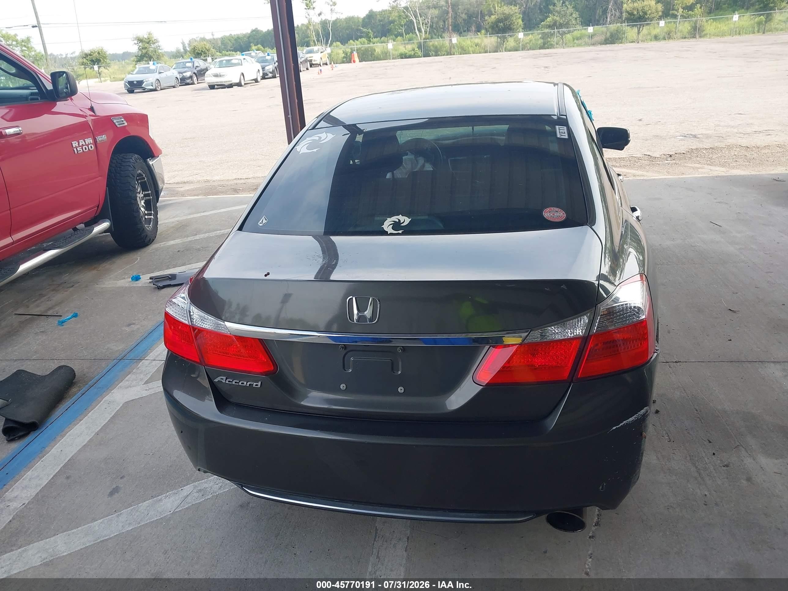 2013 Honda Accord Ex Gray vin: 1HGCR2F74DA039937