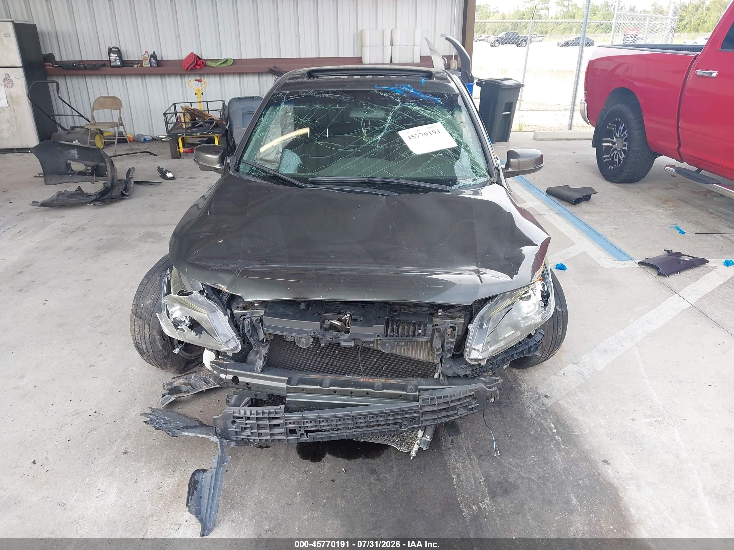 2013 Honda Accord Ex Gray vin: 1HGCR2F74DA039937