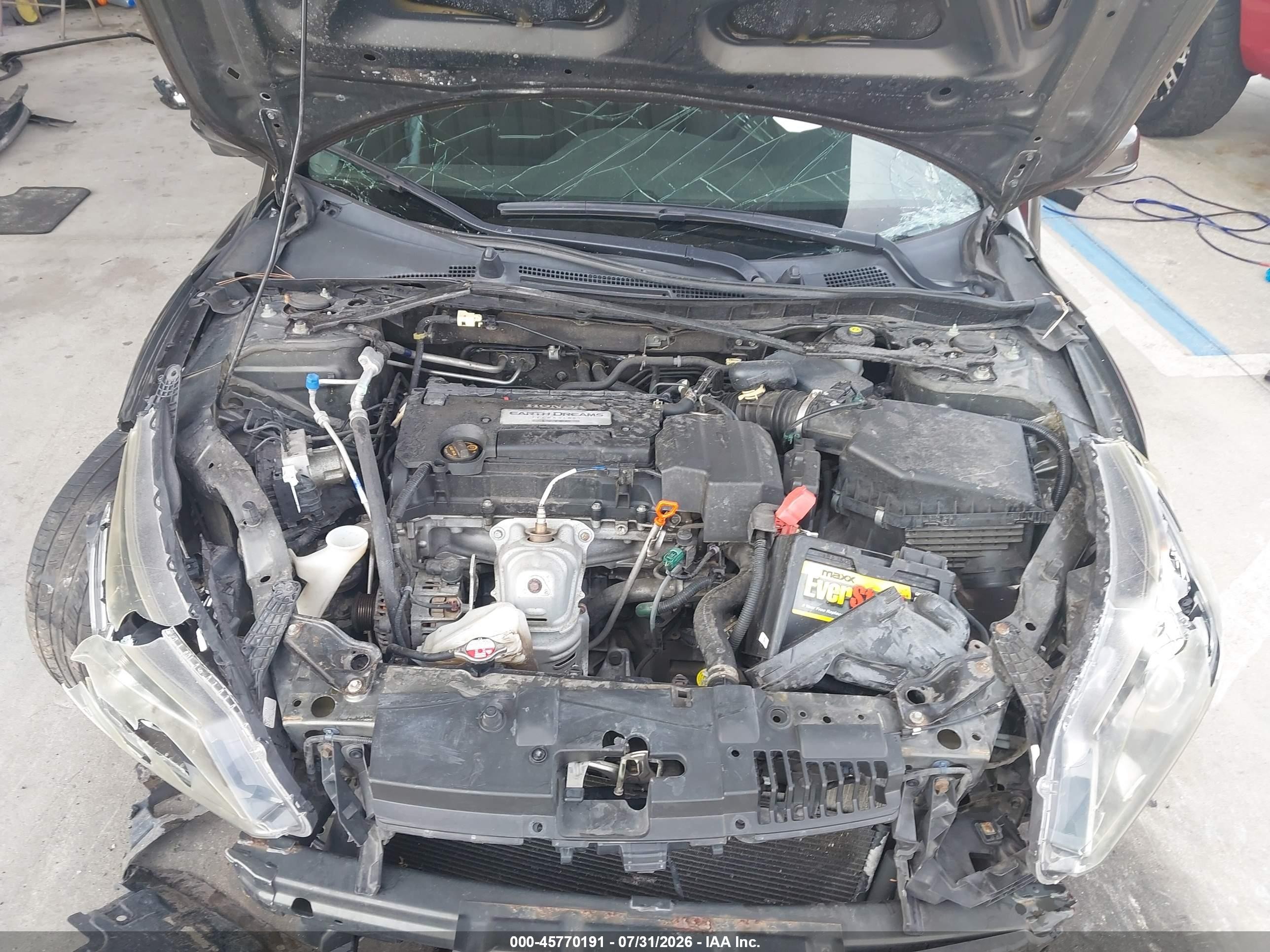 2013 Honda Accord Ex Gray vin: 1HGCR2F74DA039937