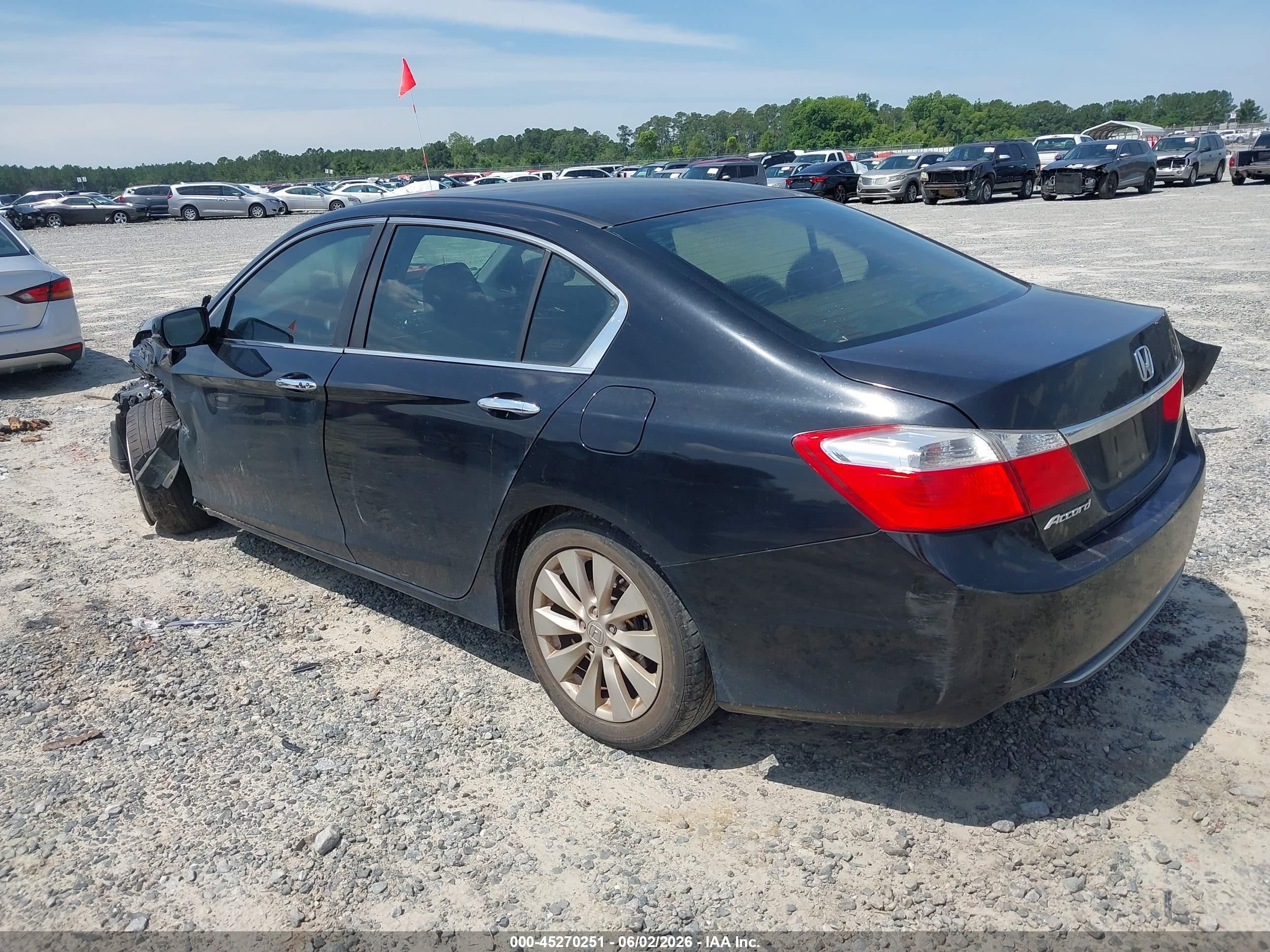 2013 Honda Accord Ex Black vin: 1HGCR2F74DA079547