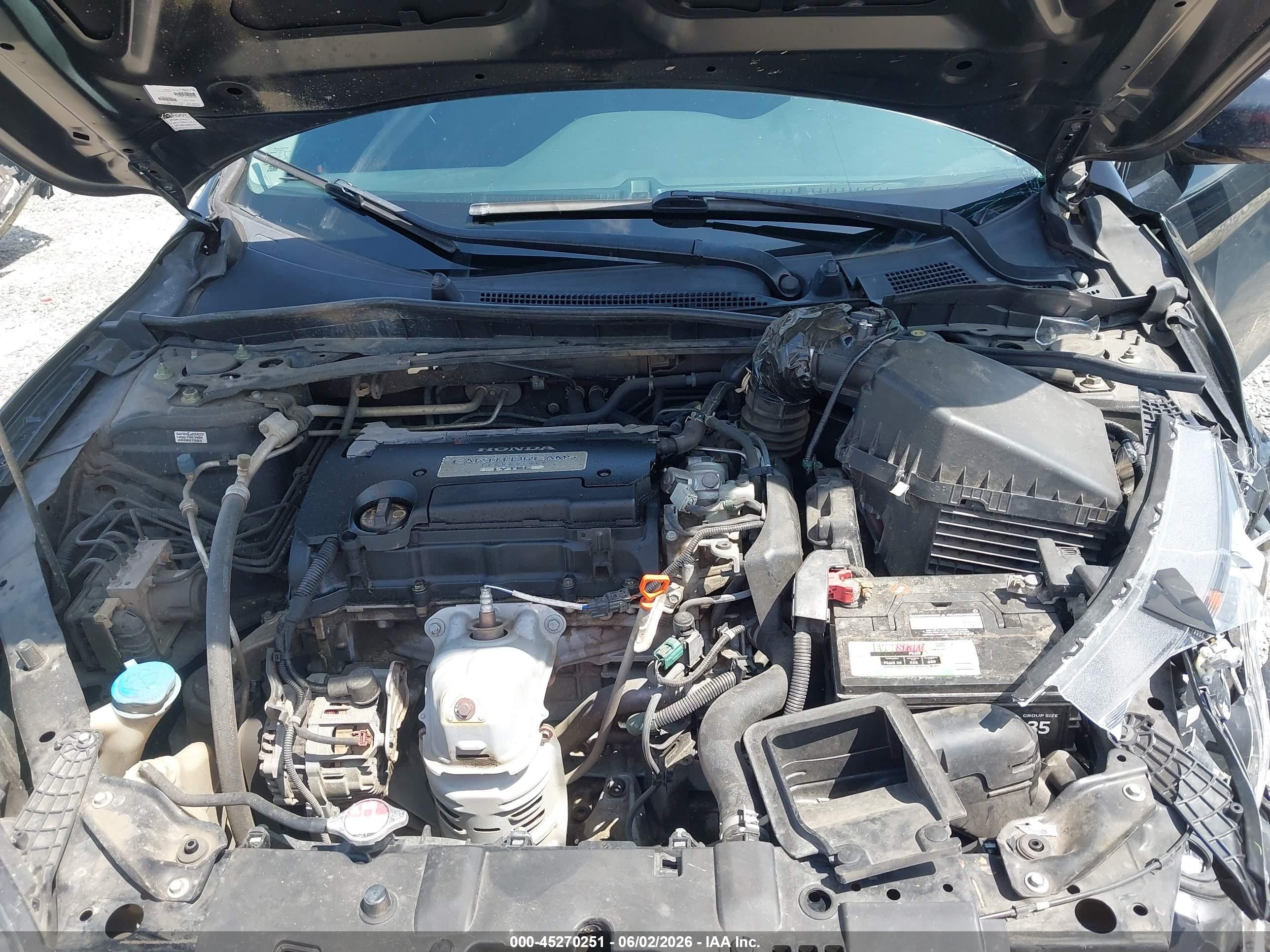 2013 Honda Accord Ex Black vin: 1HGCR2F74DA079547