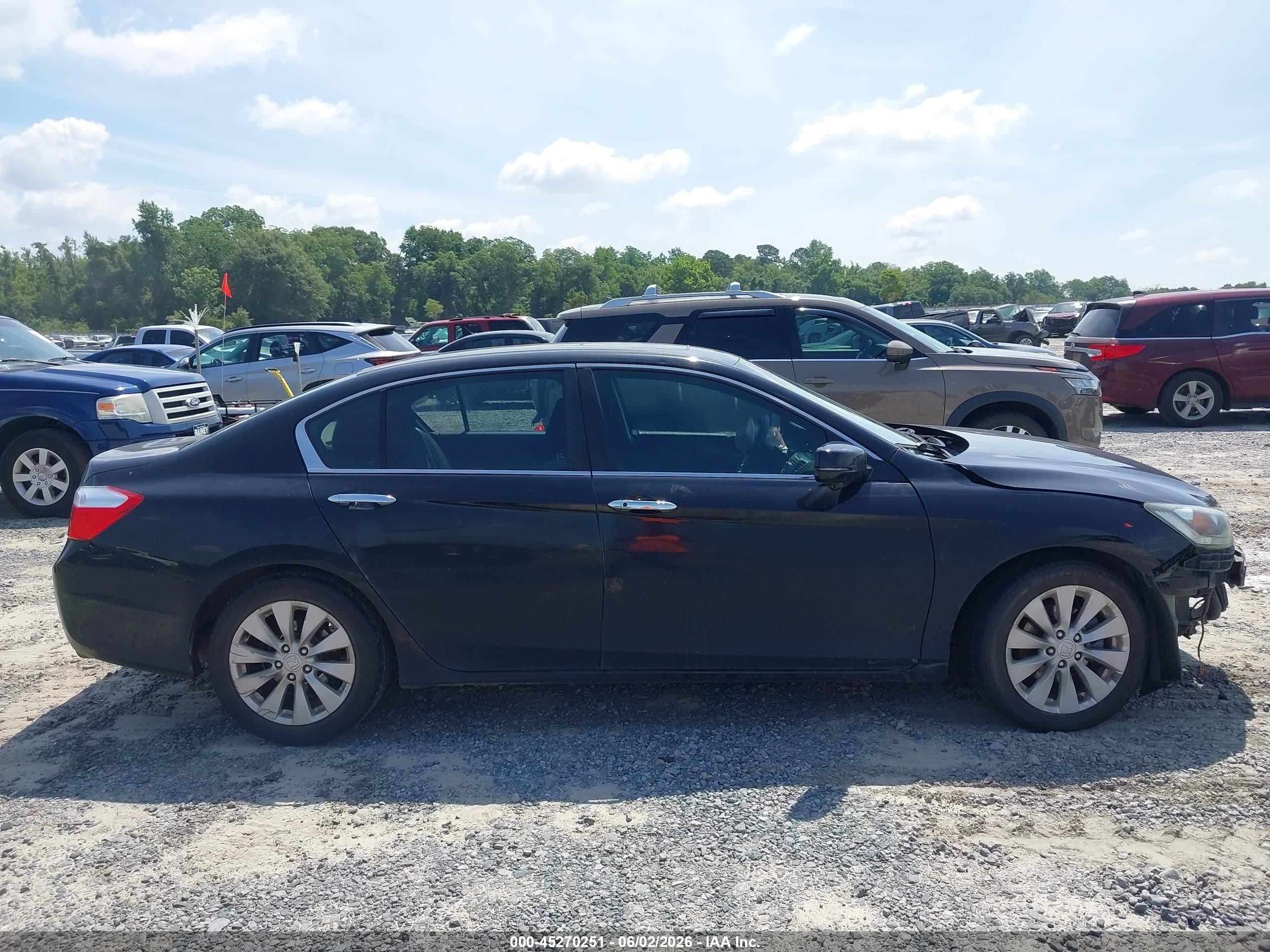 2013 Honda Accord Ex Black vin: 1HGCR2F74DA079547