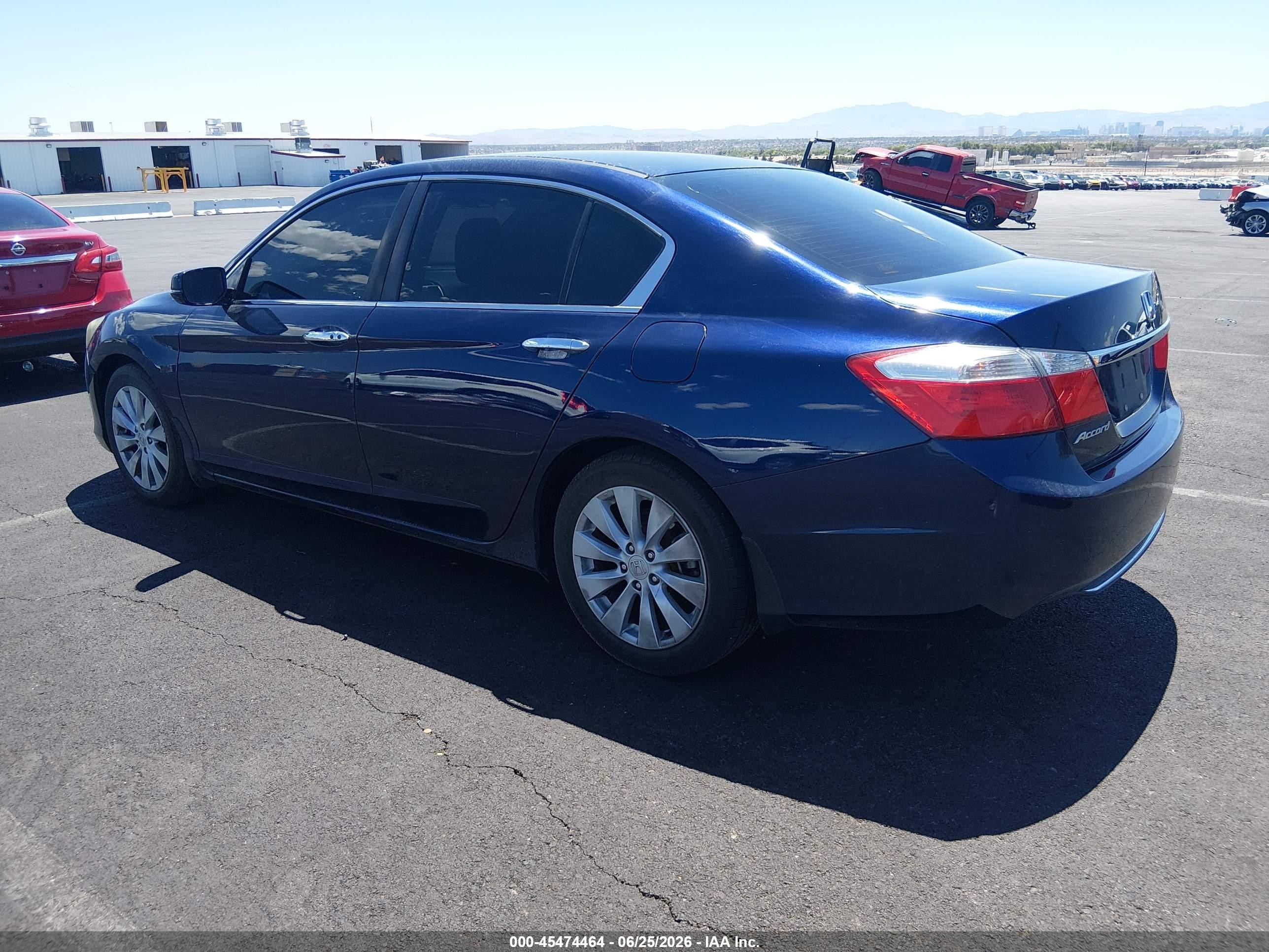 2013 Honda Accord Ex Синий vin: 1HGCR2F74DA103507