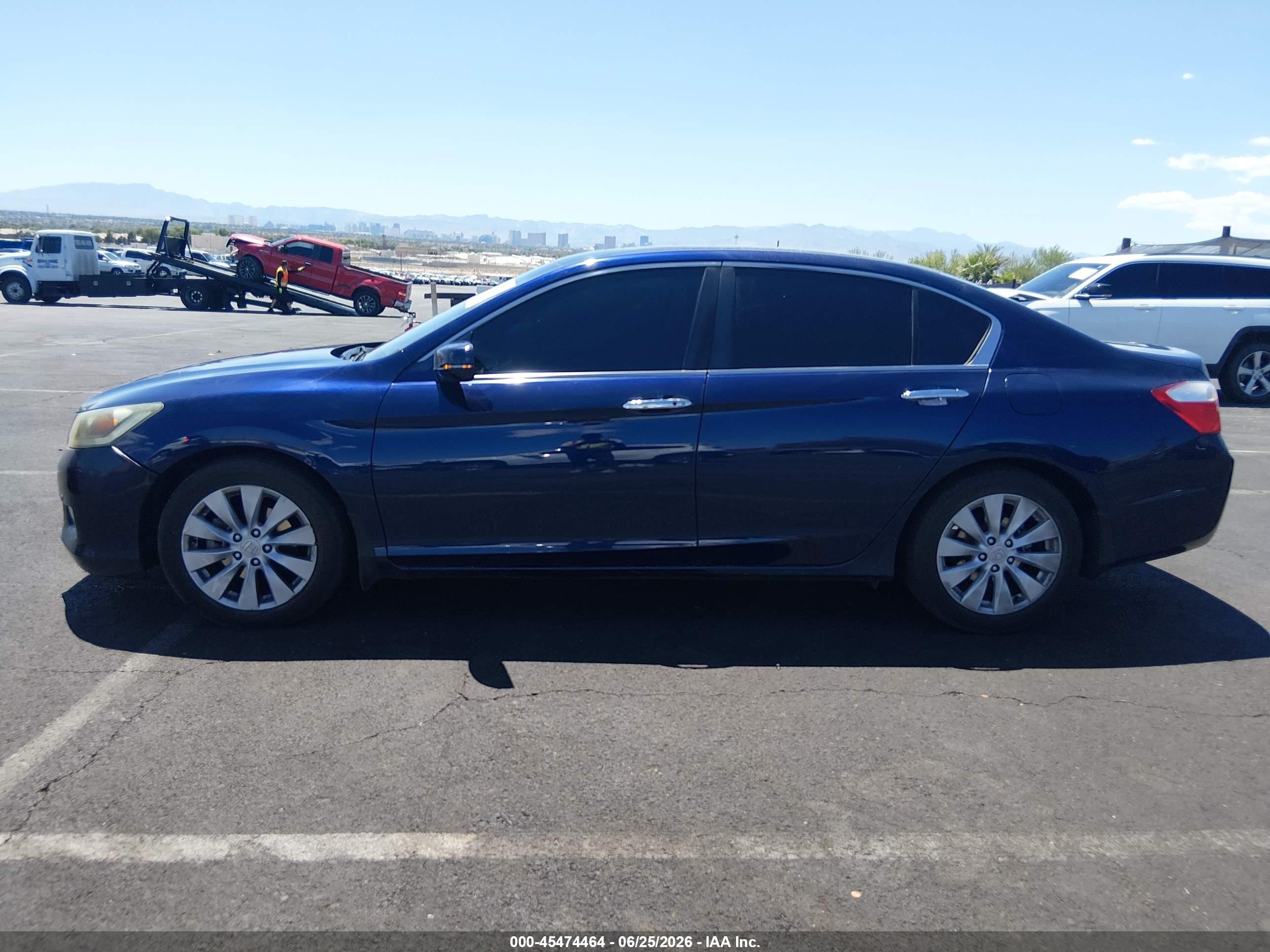 2013 Honda Accord Ex Синий vin: 1HGCR2F74DA103507