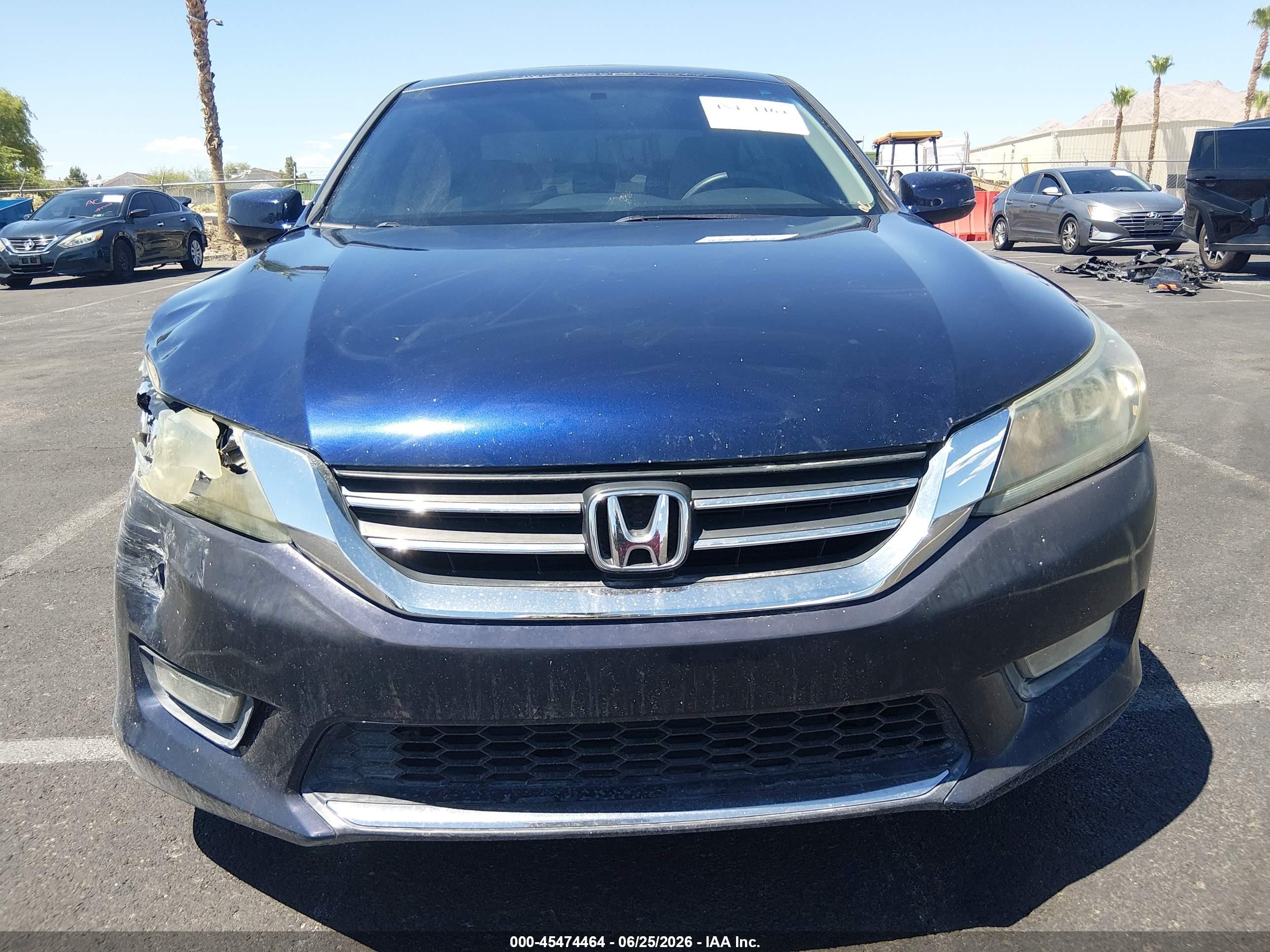 2013 Honda Accord Ex Синий vin: 1HGCR2F74DA103507