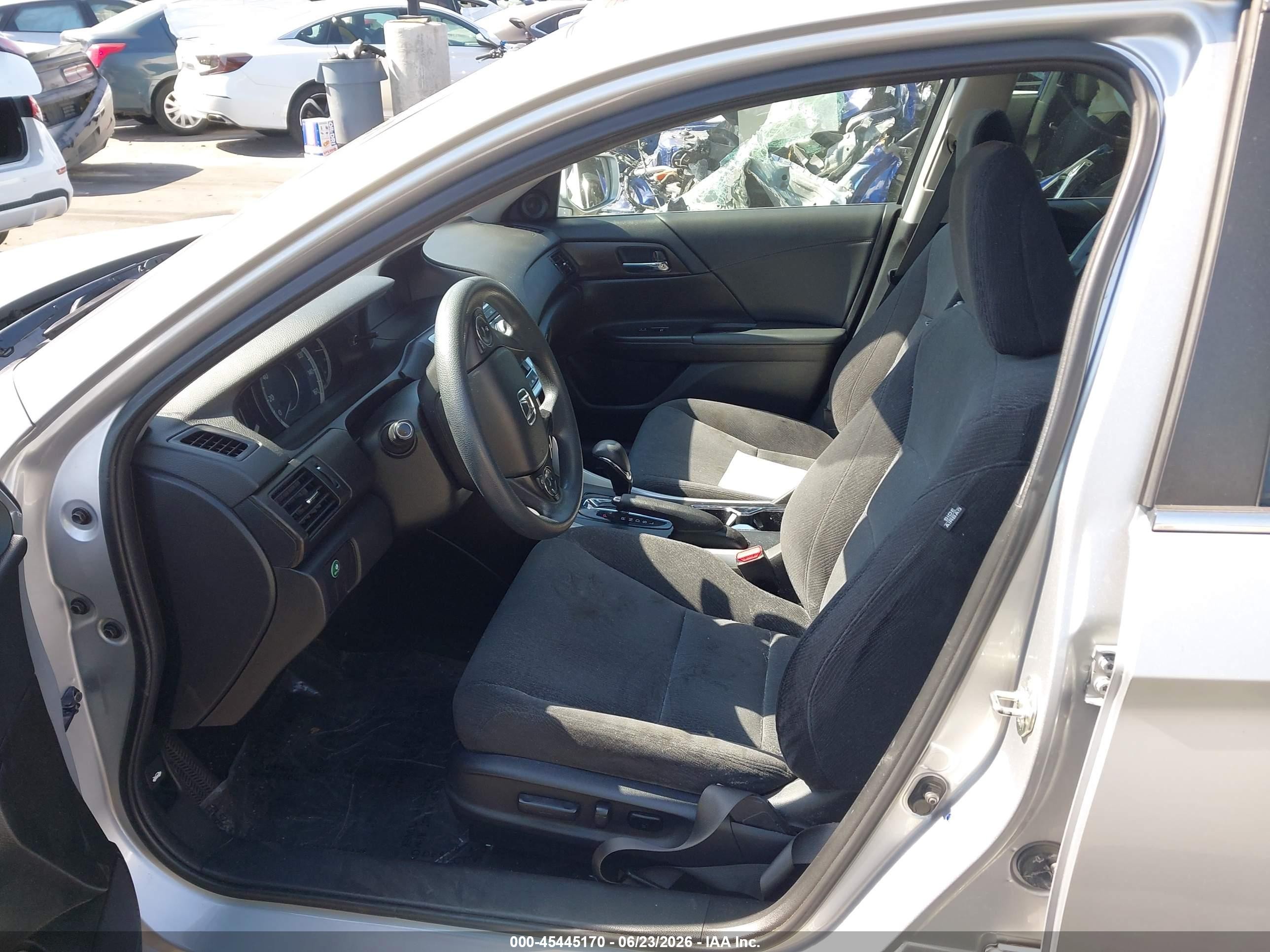 2013 Honda Accord Ex Silver vin: 1HGCR2F74DA107721