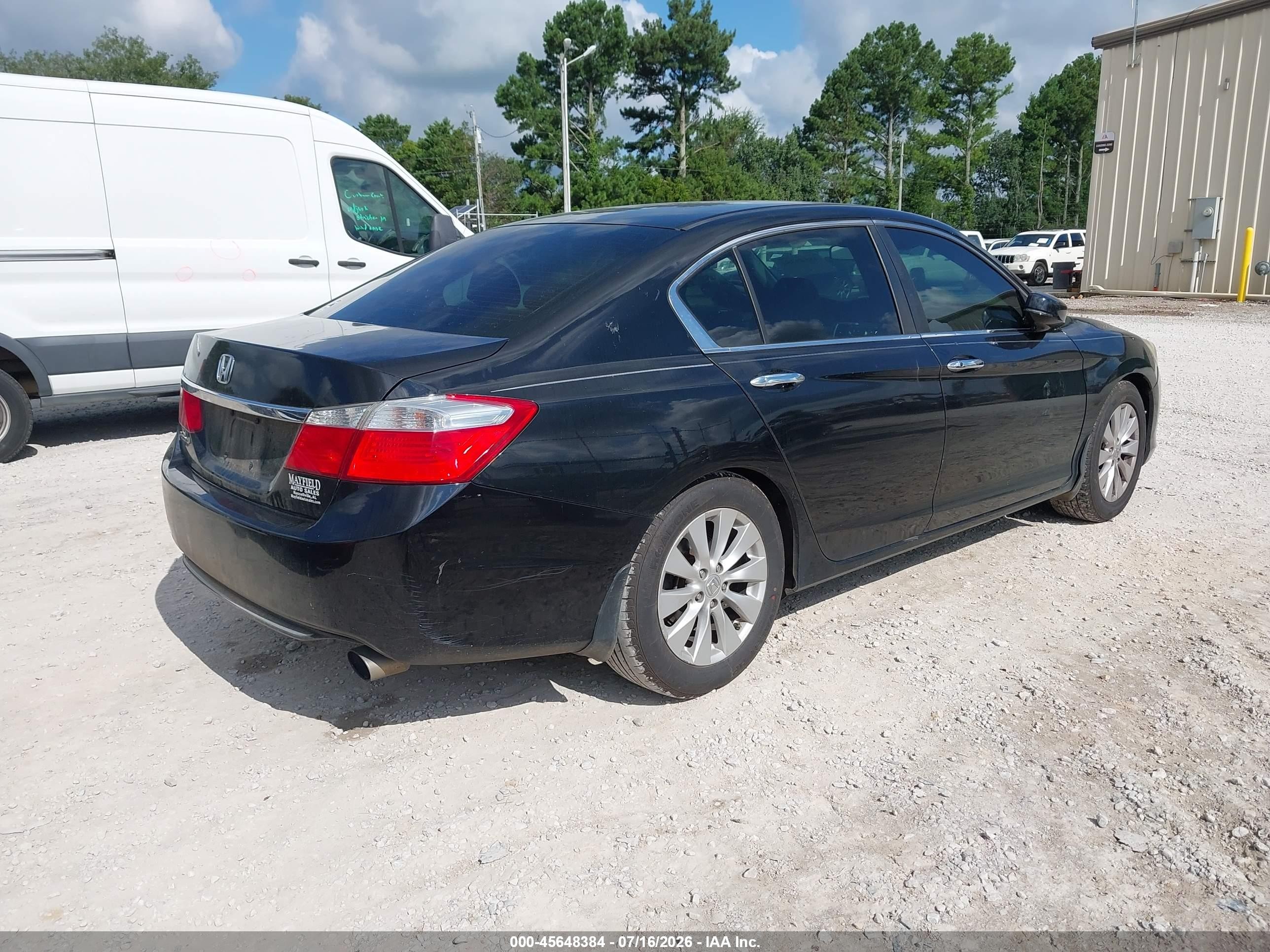 2013 Honda Accord Ex Black vin: 1HGCR2F74DA172407