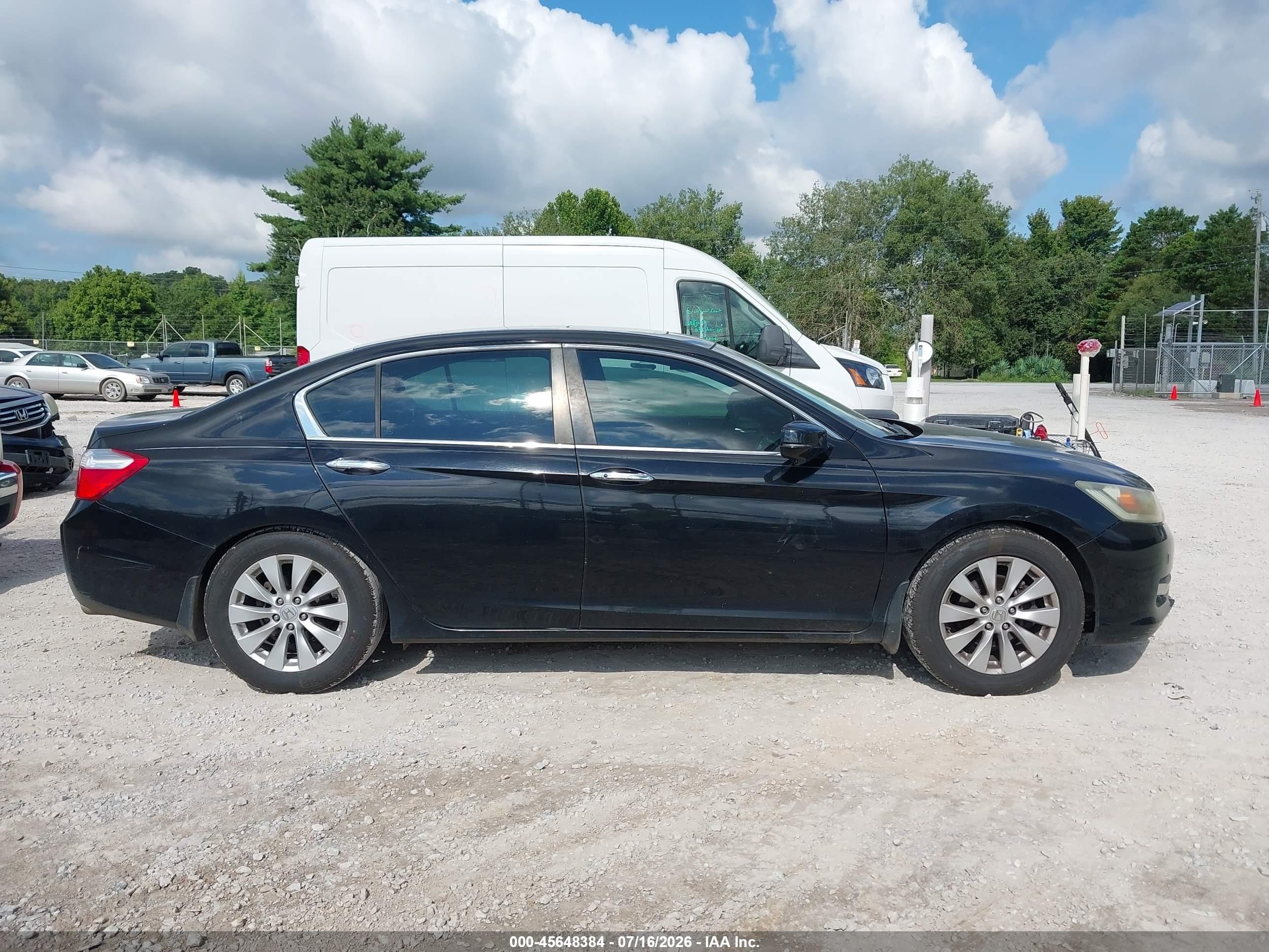 2013 Honda Accord Ex Black vin: 1HGCR2F74DA172407