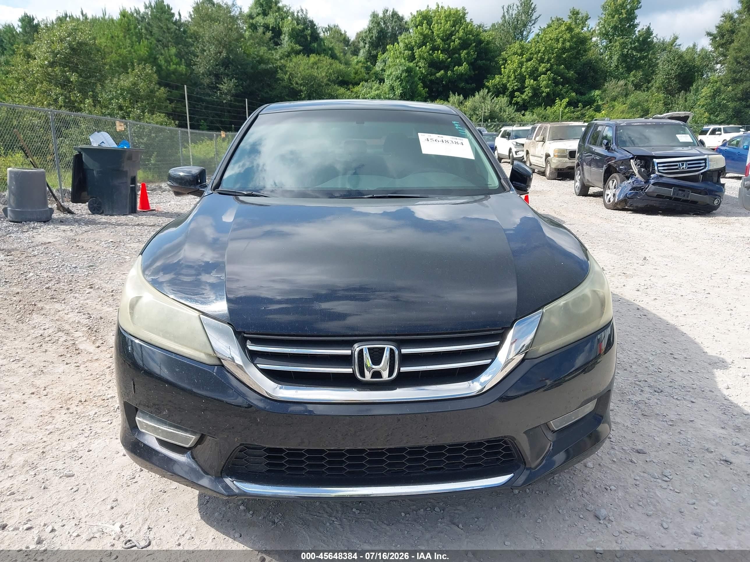2013 Honda Accord Ex Black vin: 1HGCR2F74DA172407