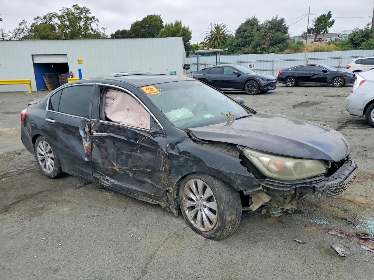2013 Honda Accord Ex Black vin: 1HGCR2F74DA215823