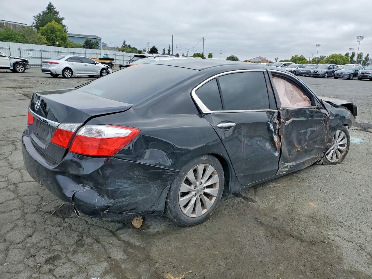 2013 Honda Accord Ex Black vin: 1HGCR2F74DA215823