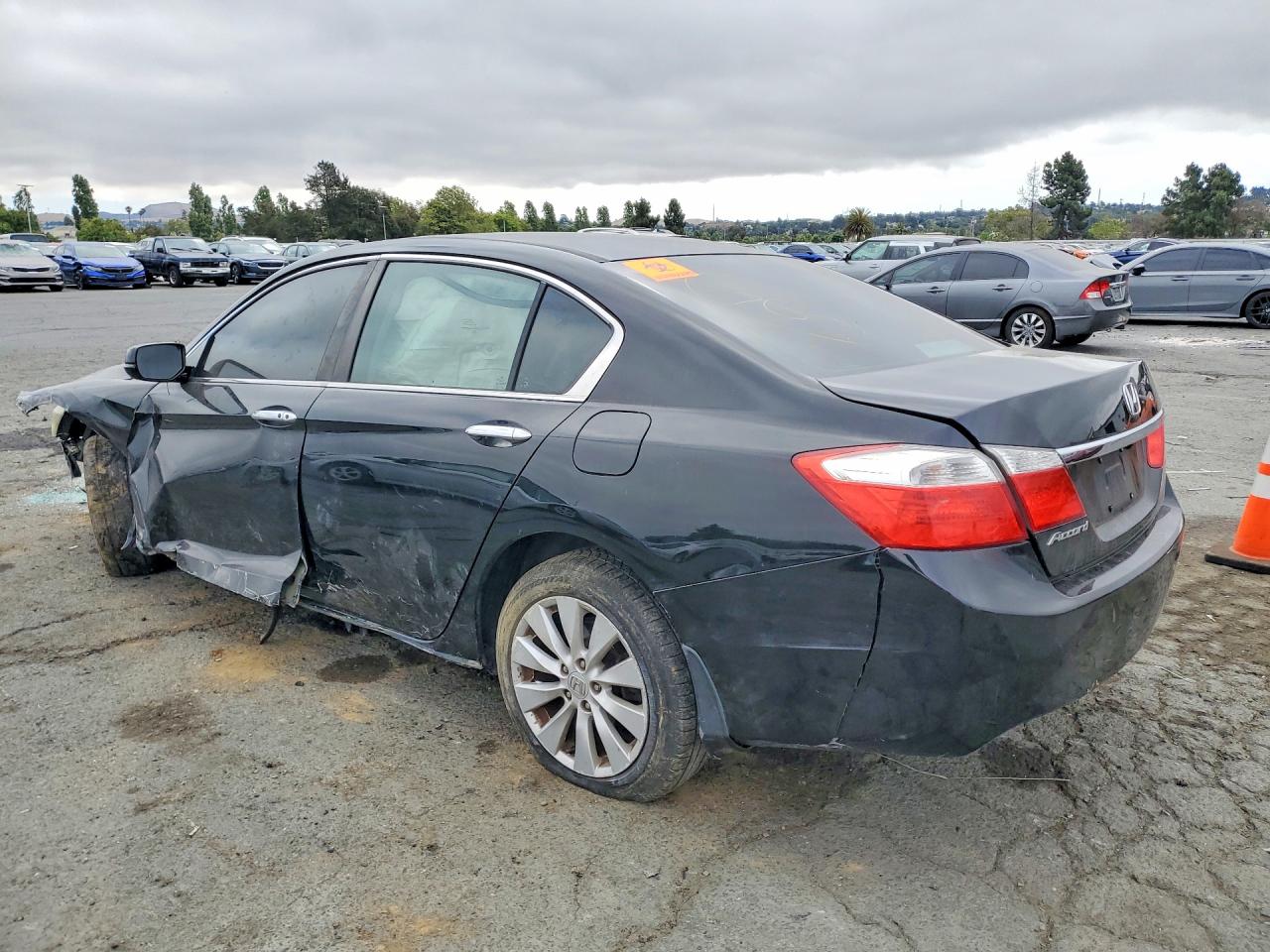 2013 Honda Accord Ex Black vin: 1HGCR2F74DA215823