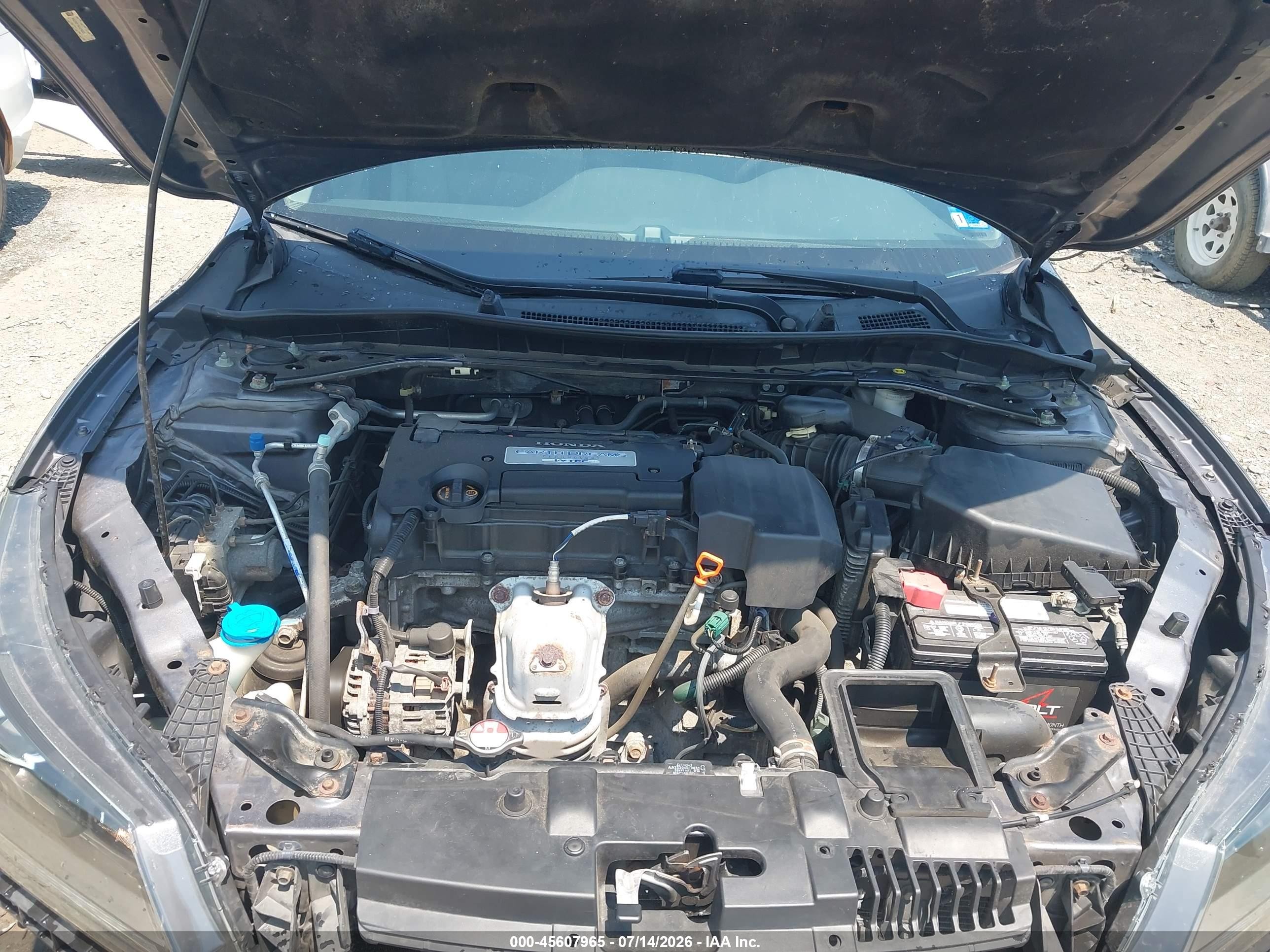 2013 Honda Accord Ex Gray vin: 1HGCR2F74DA218222