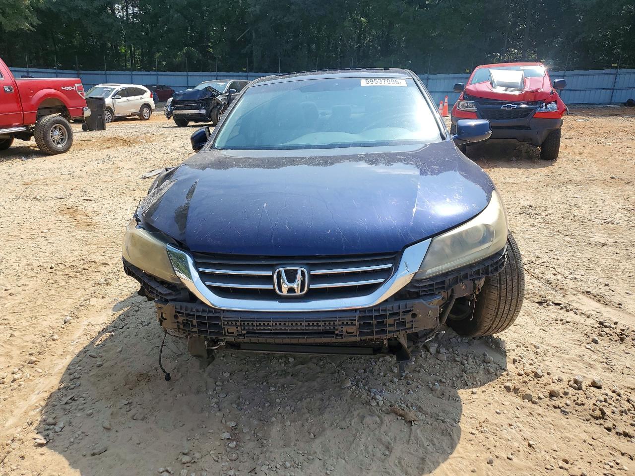 2014 Honda Accord Ex Blue vin: 1HGCR2F74EA178306