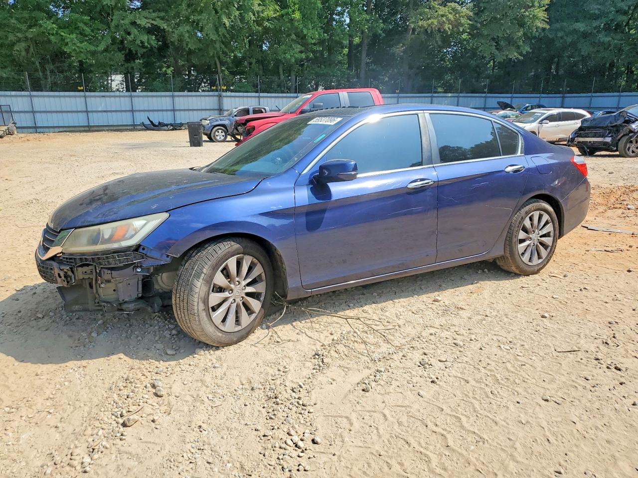 2014 Honda Accord Ex Blue vin: 1HGCR2F74EA178306