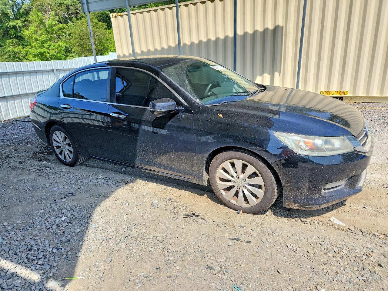 2014 Honda Accord Ex Черный vin: 1HGCR2F74EA286053