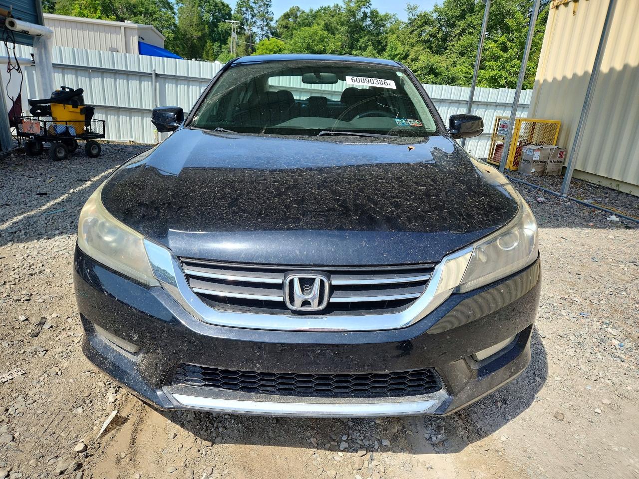 2014 Honda Accord Ex Черный vin: 1HGCR2F74EA286053
