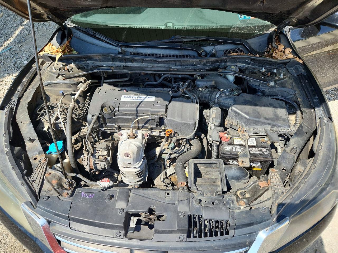 2014 Honda Accord Ex Черный vin: 1HGCR2F74EA286053