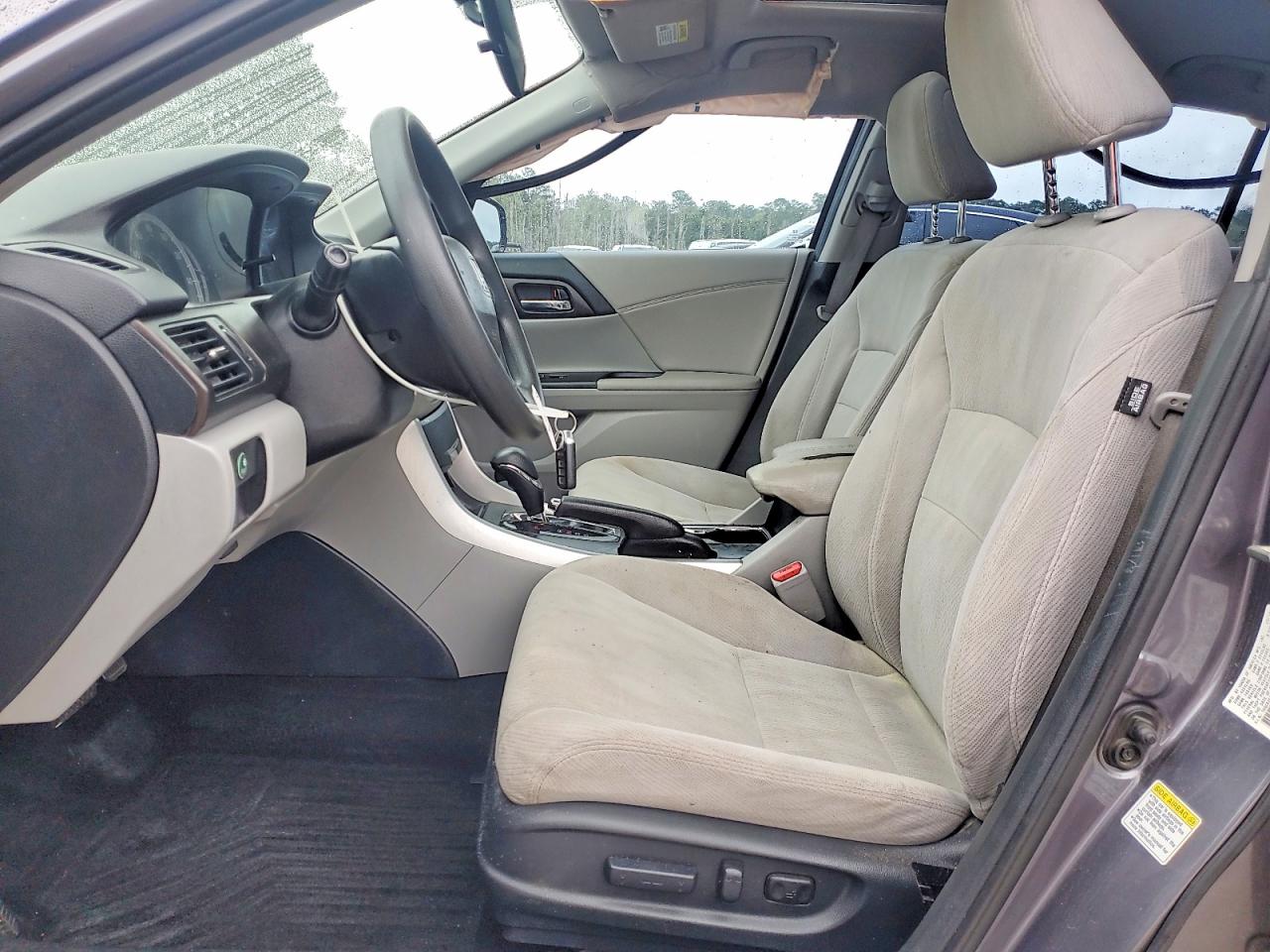 2015 Honda Accord Ex Gray vin: 1HGCR2F74FA041240