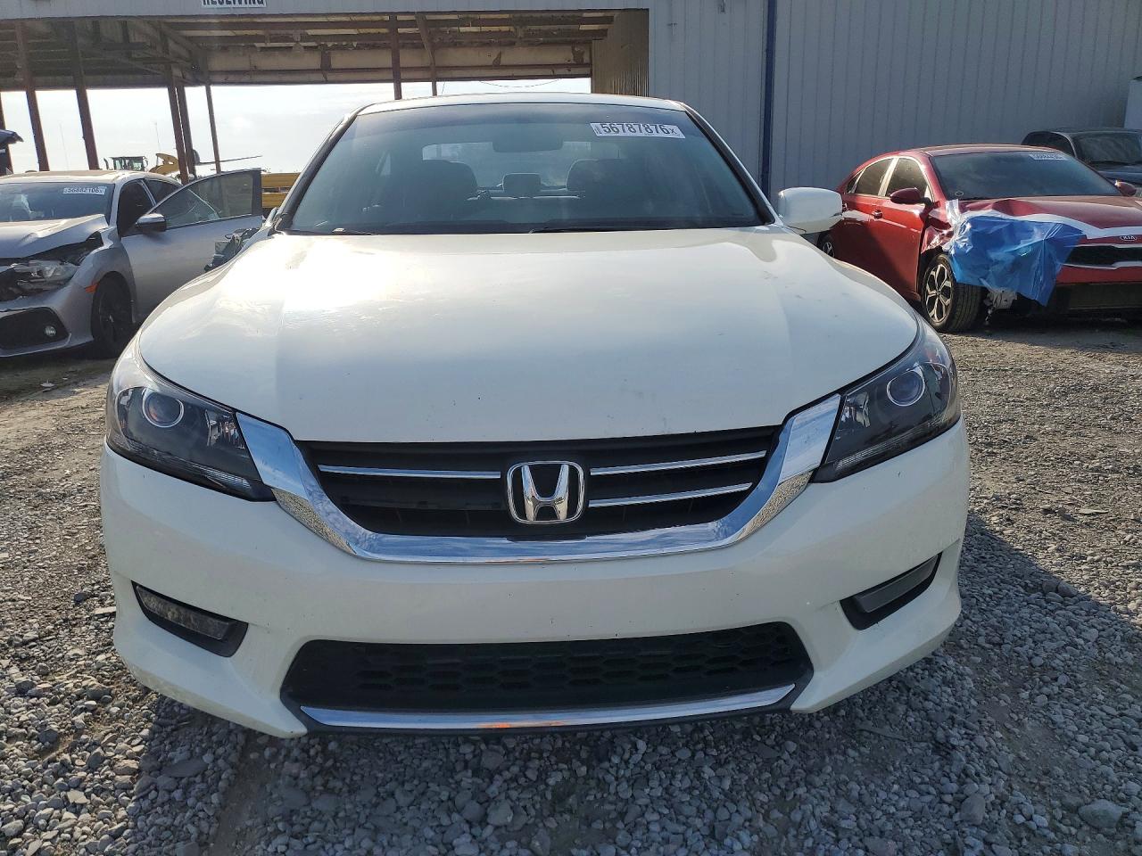 2015 Honda Accord Ex White vin: 1HGCR2F74FA062749