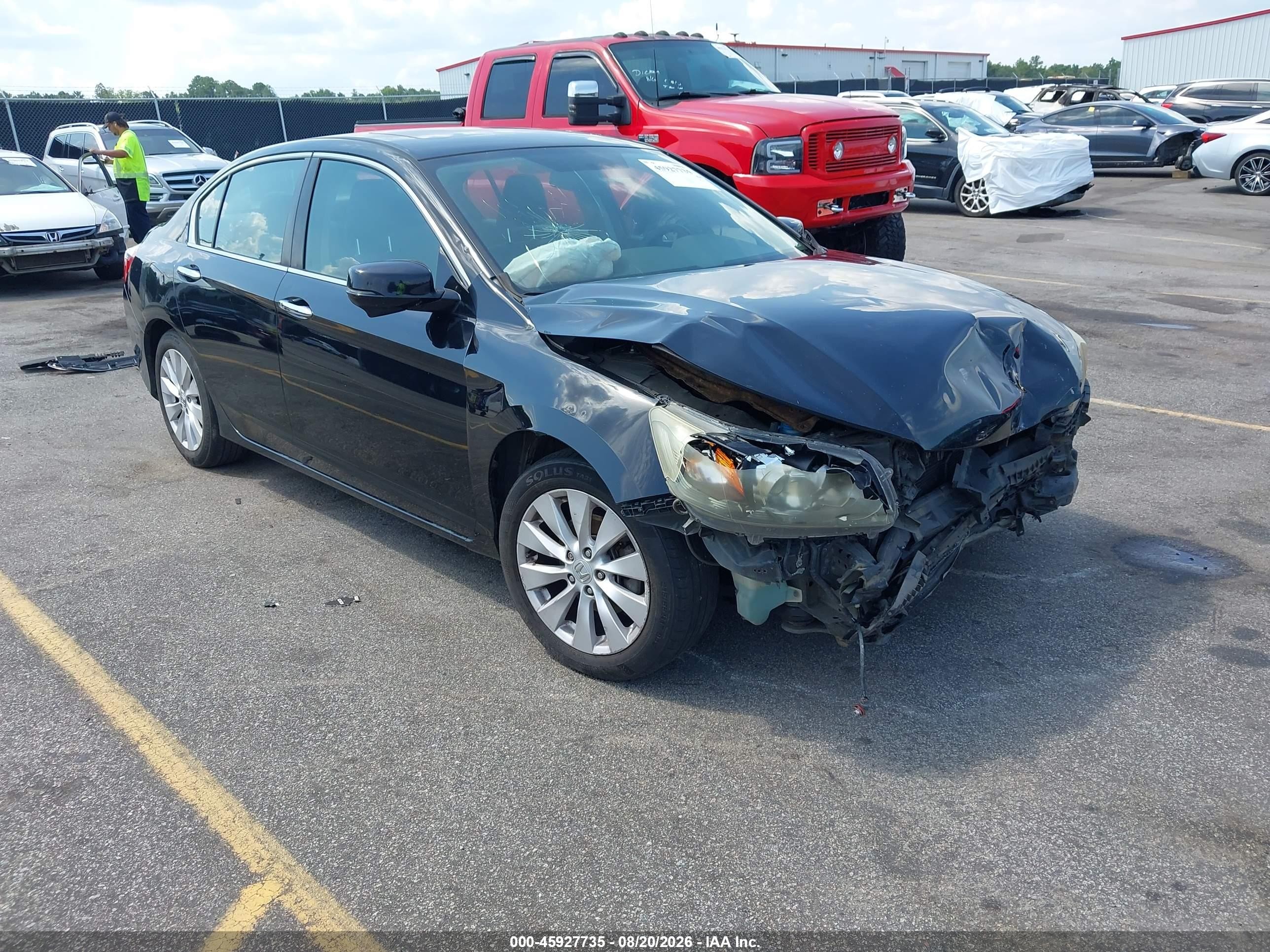 2015 Honda Accord Ex Black vin: 1HGCR2F74FA128006