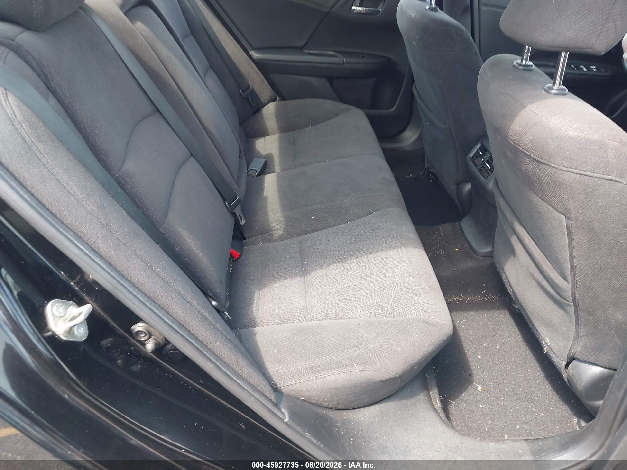 2015 Honda Accord Ex Черный vin: 1HGCR2F74FA128006