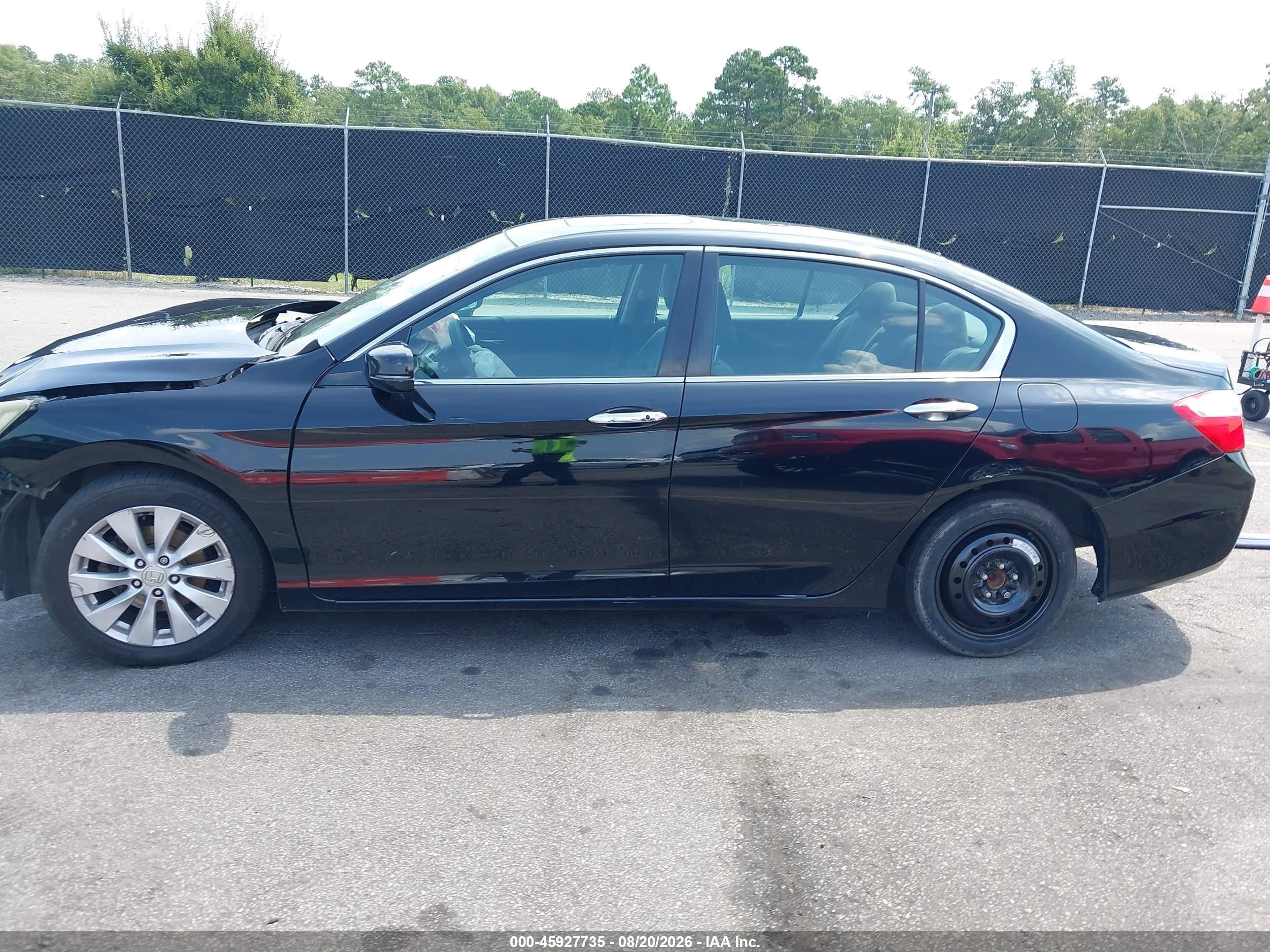 2015 Honda Accord Ex Черный vin: 1HGCR2F74FA128006