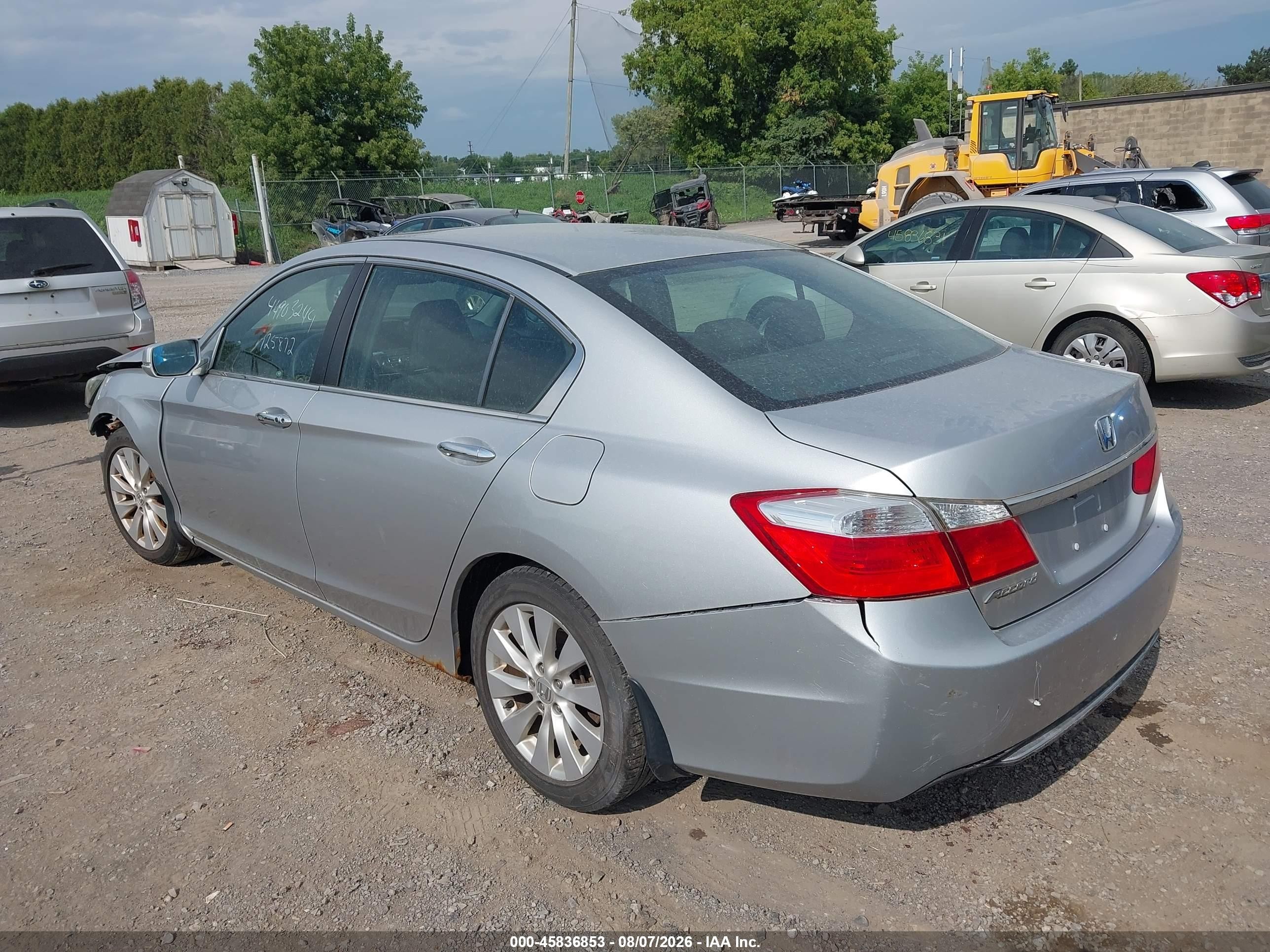 2015 Honda Accord Ex Silver vin: 1HGCR2F74FA183359