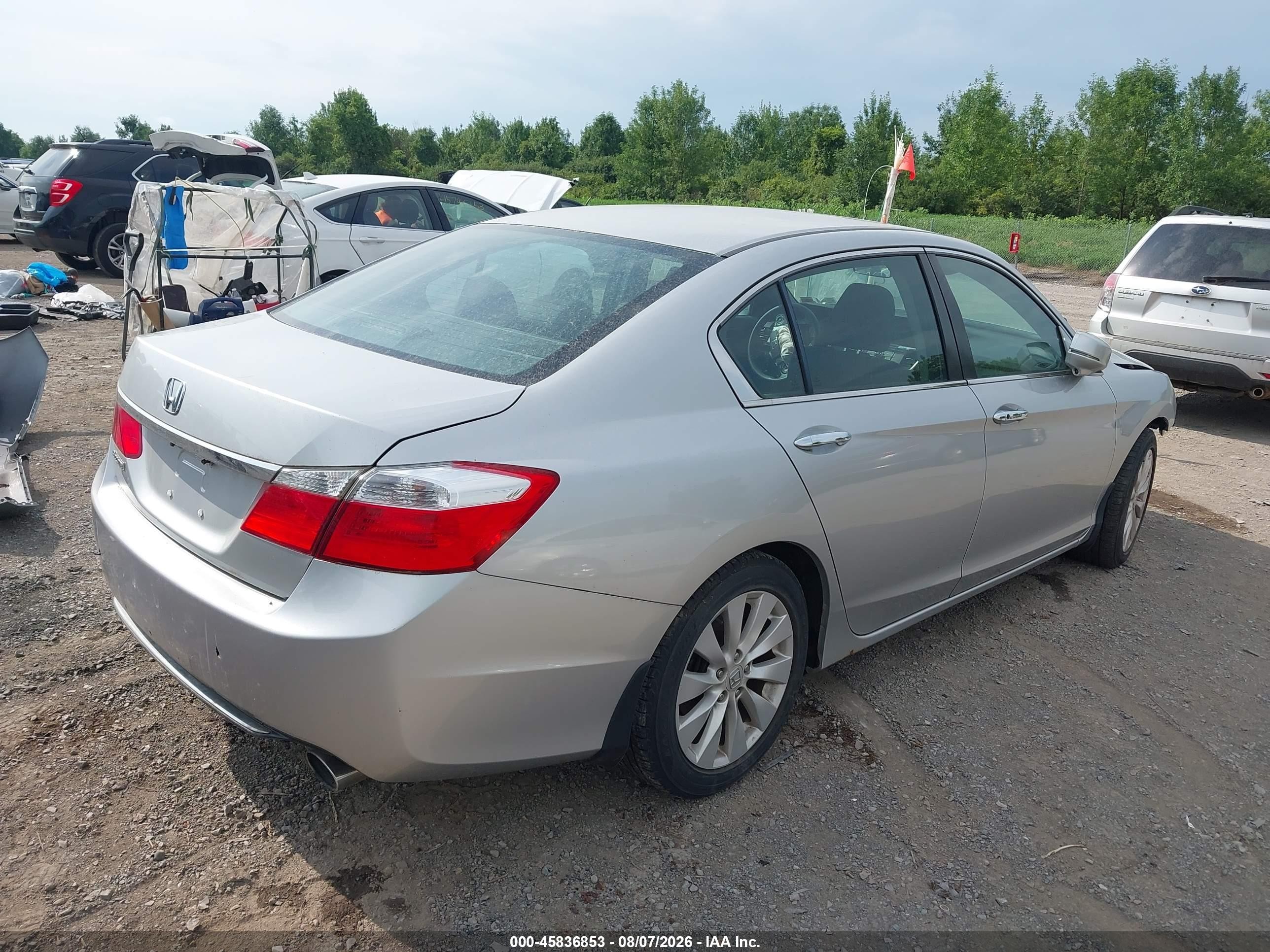 2015 Honda Accord Ex Silver vin: 1HGCR2F74FA183359
