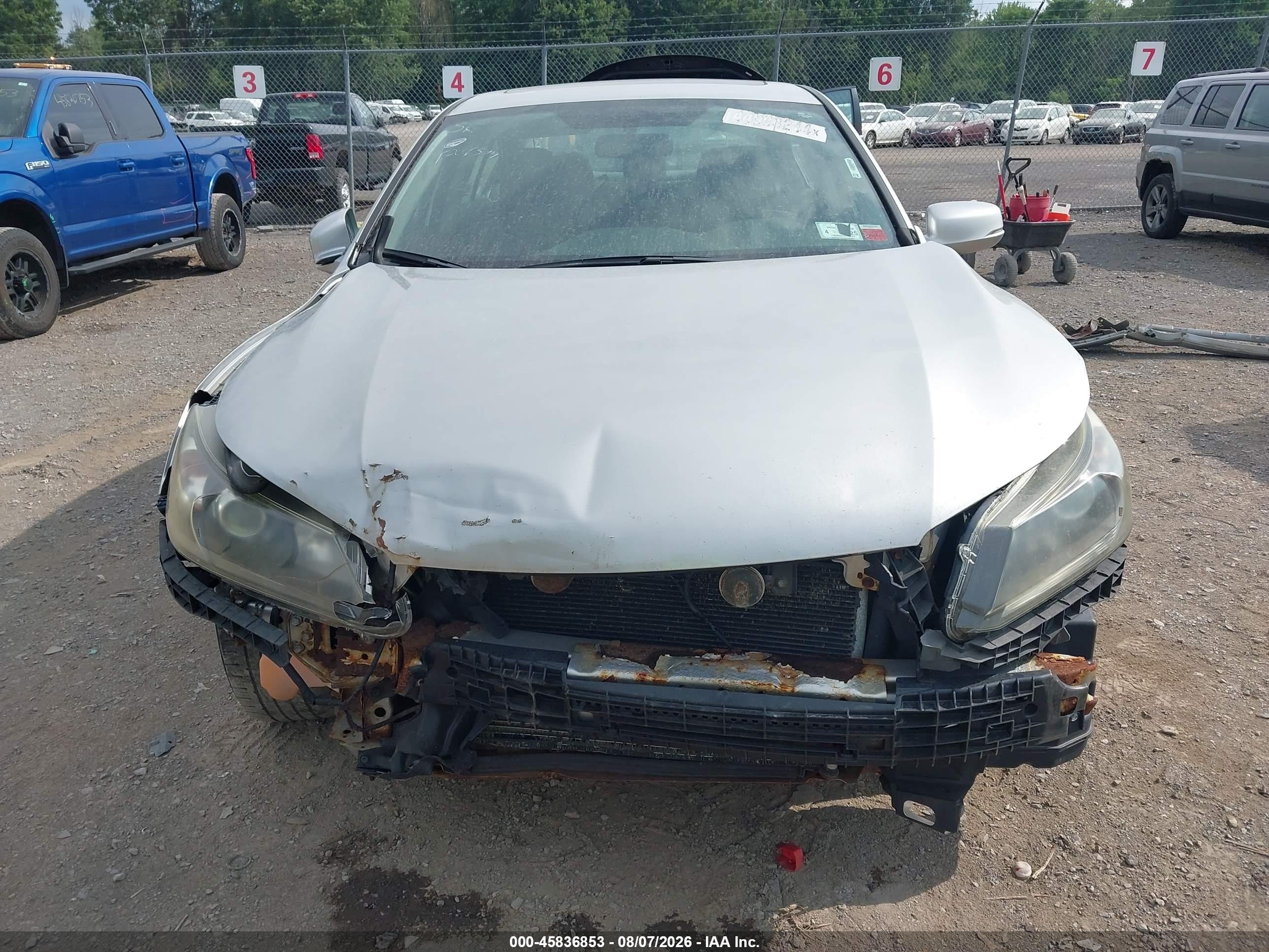 2015 Honda Accord Ex Silver vin: 1HGCR2F74FA183359