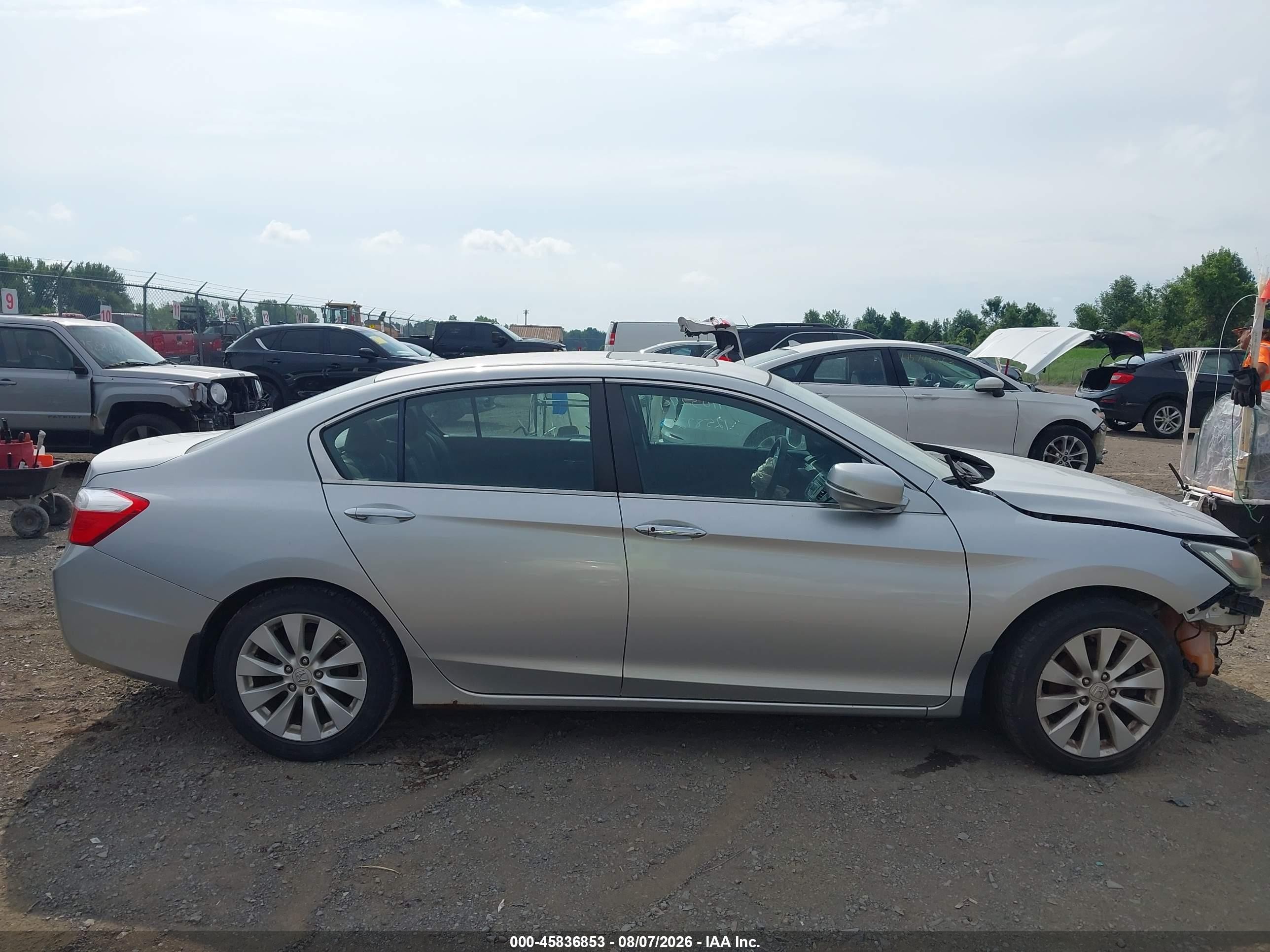 2015 Honda Accord Ex Silver vin: 1HGCR2F74FA183359