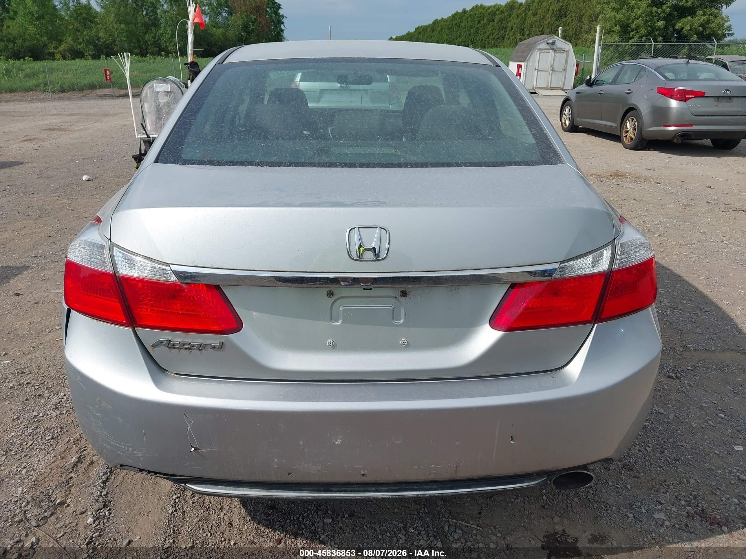 2015 Honda Accord Ex Silver vin: 1HGCR2F74FA183359