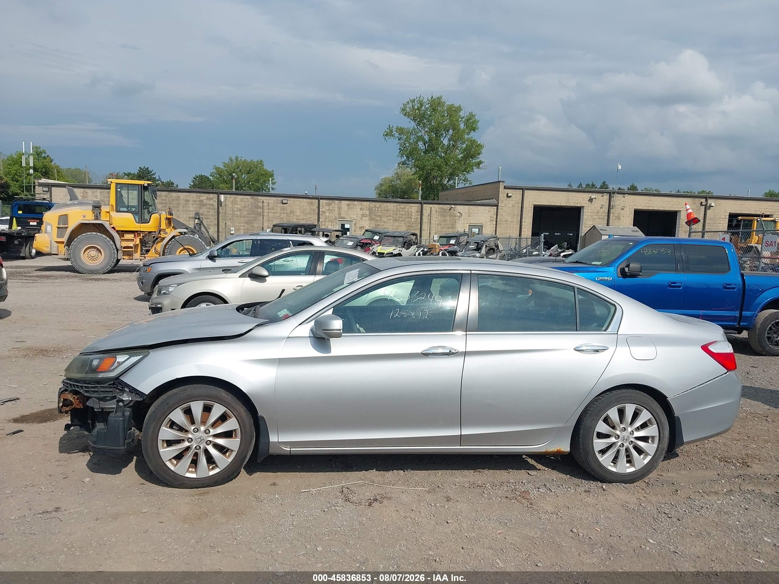 2015 Honda Accord Ex Silver vin: 1HGCR2F74FA183359