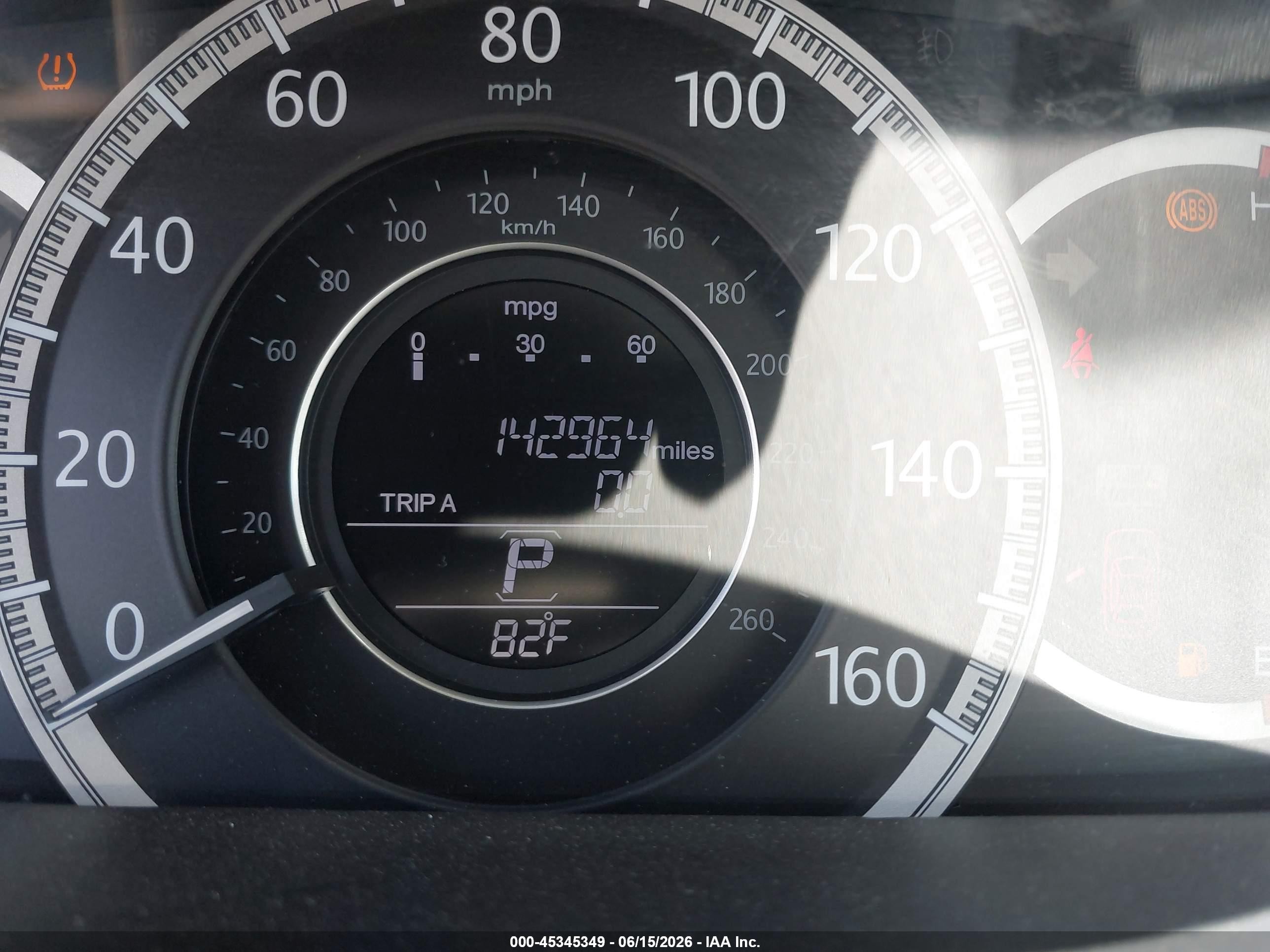 2015 Honda Accord Ex Gray vin: 1HGCR2F74FA203318
