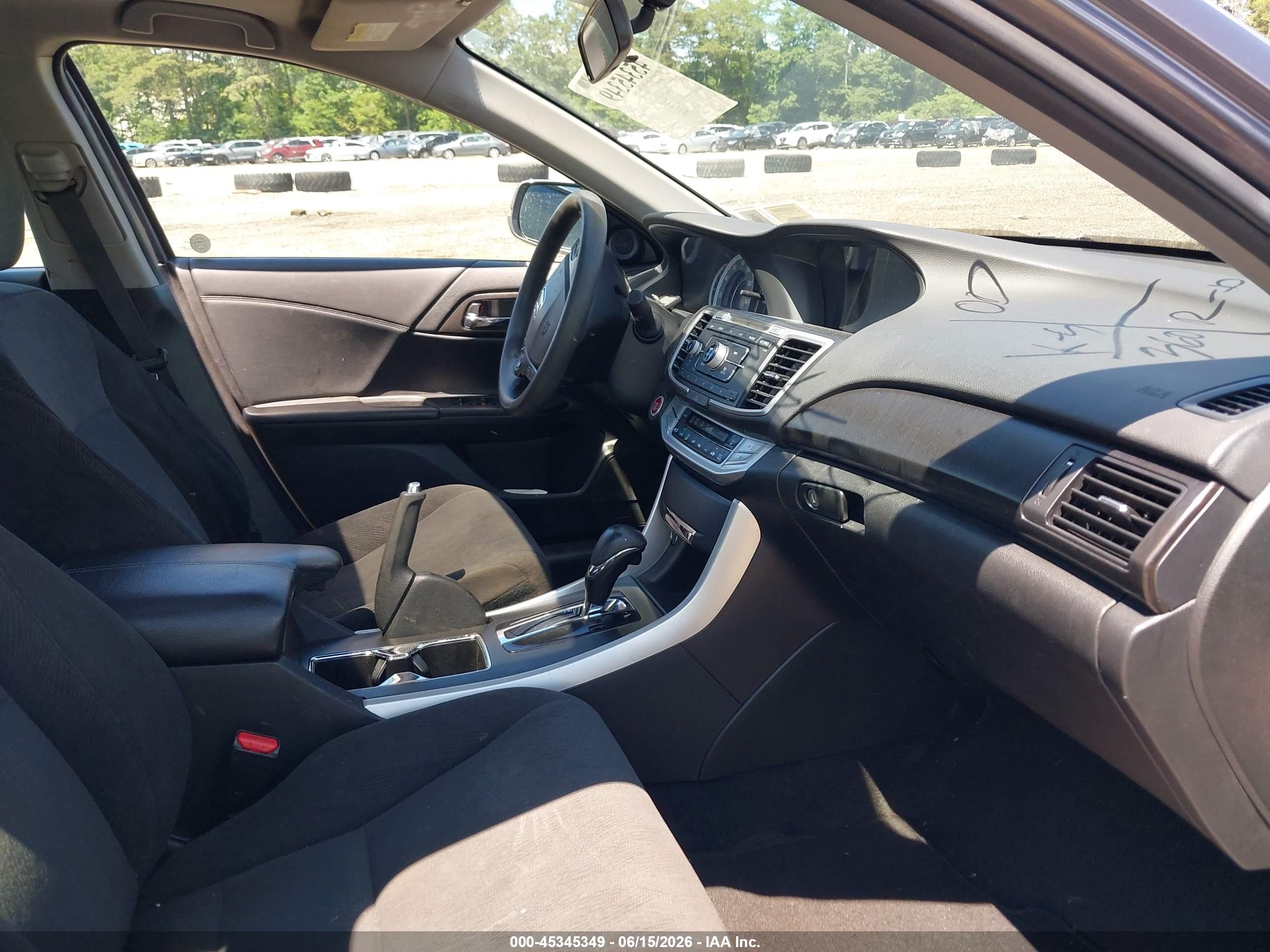 2015 Honda Accord Ex Gray vin: 1HGCR2F74FA203318