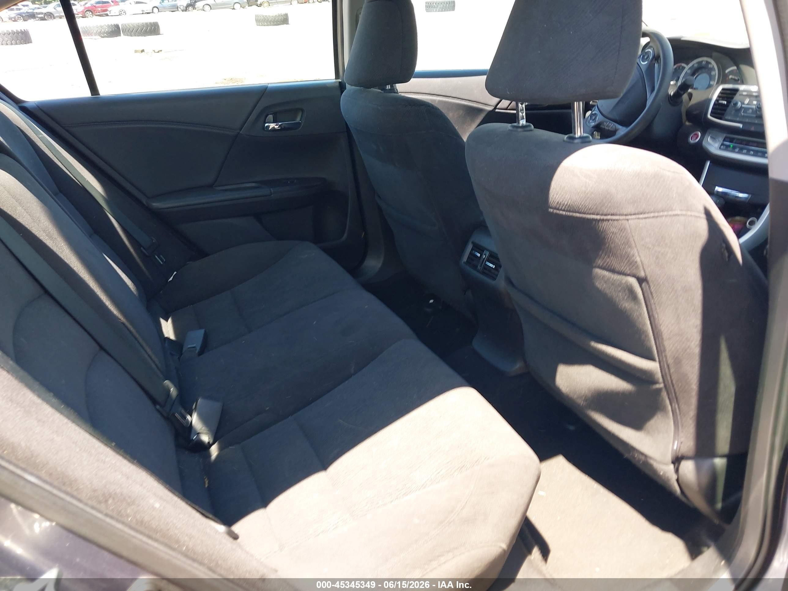 2015 Honda Accord Ex Gray vin: 1HGCR2F74FA203318