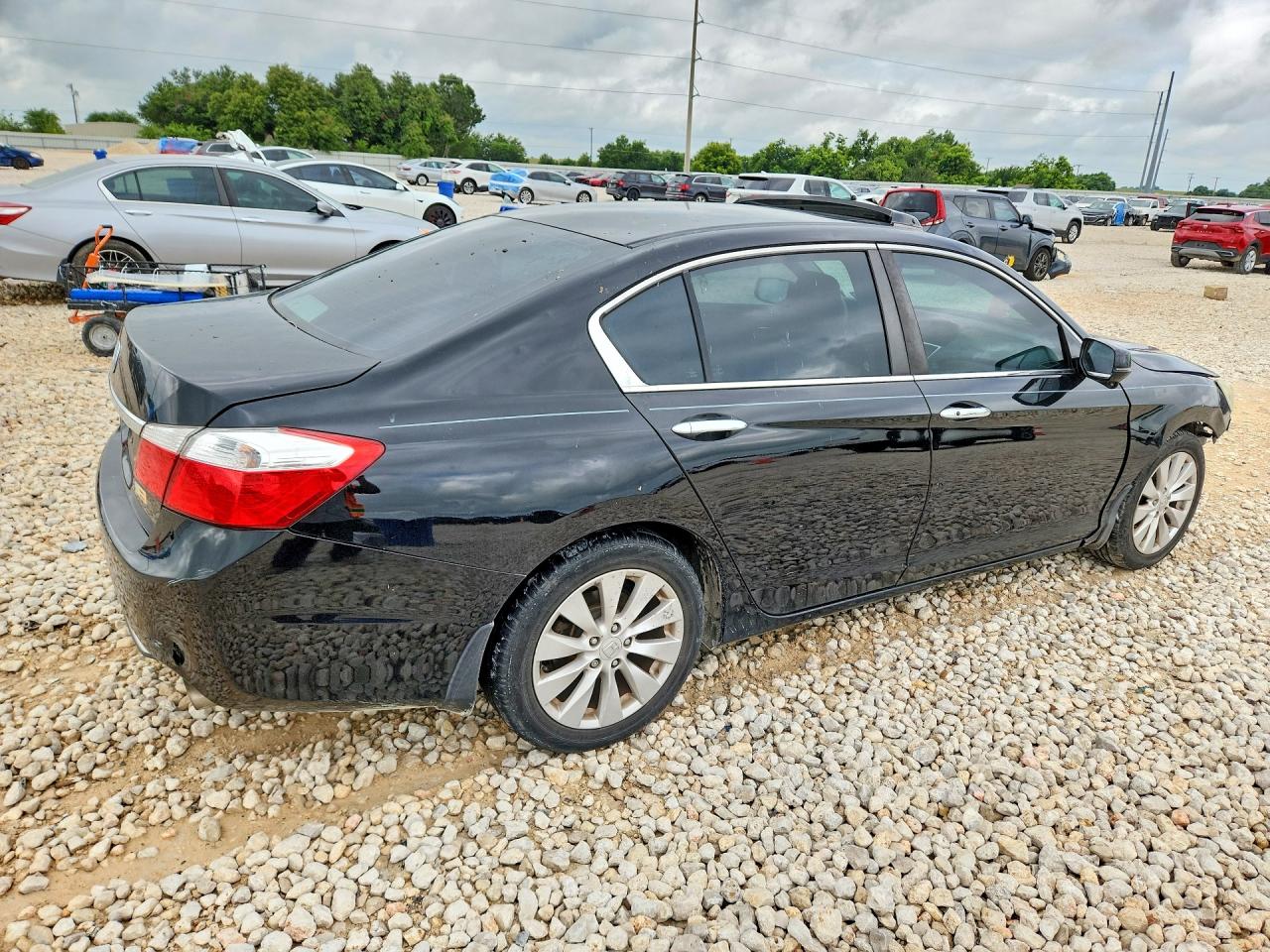 2015 Honda Accord Ex Black vin: 1HGCR2F74FA220152