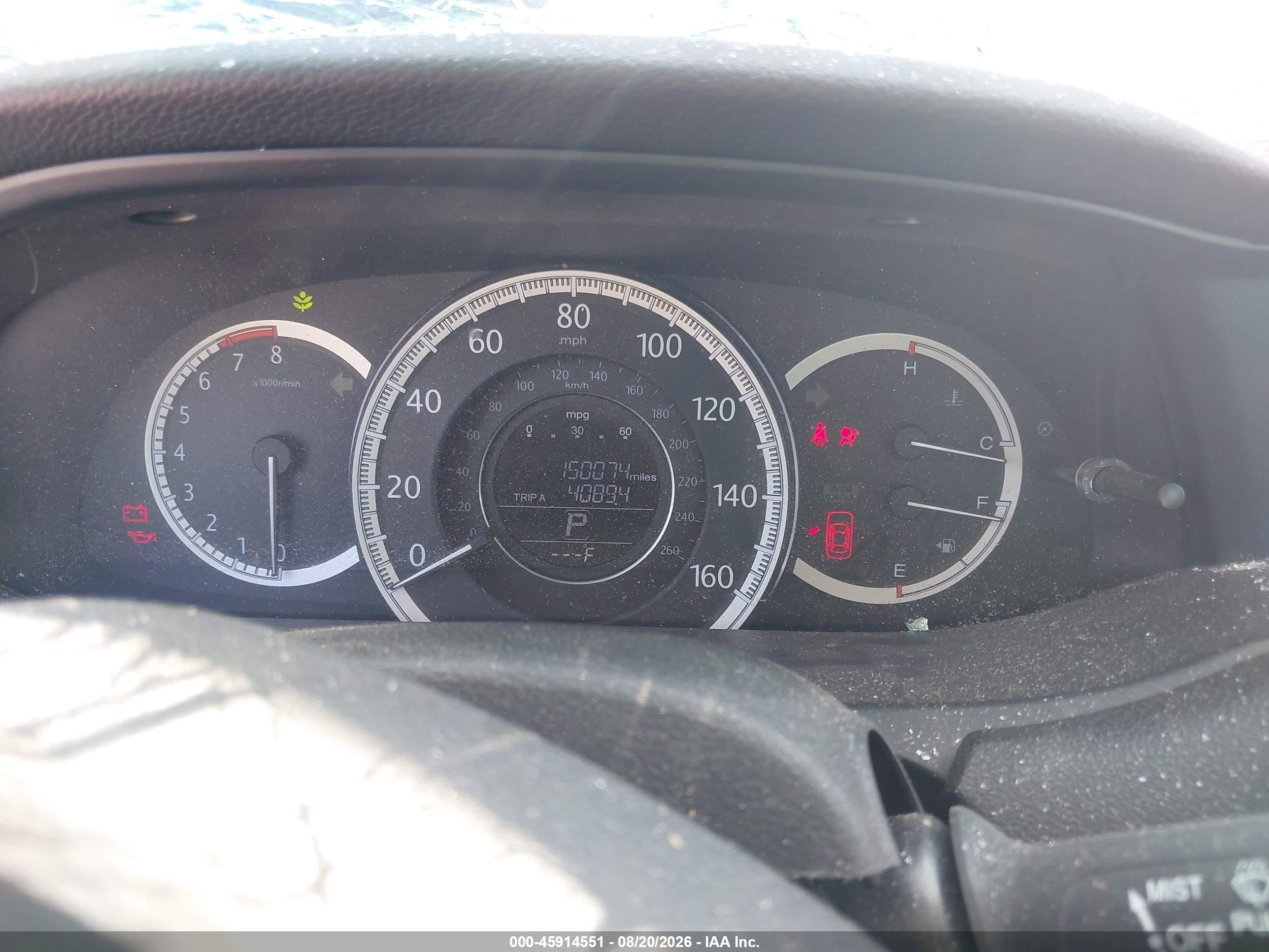 2015 Honda Accord Ex Gray vin: 1HGCR2F74FA226906