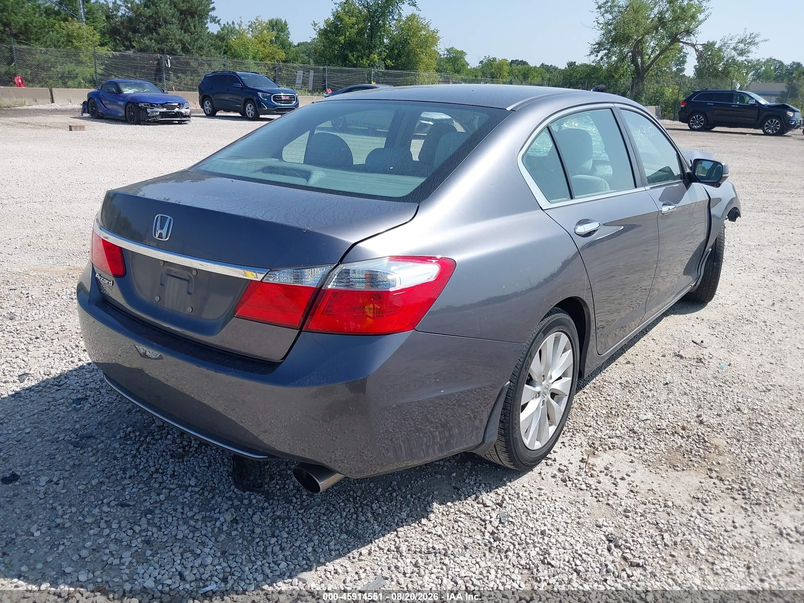 2015 Honda Accord Ex Gray vin: 1HGCR2F74FA226906