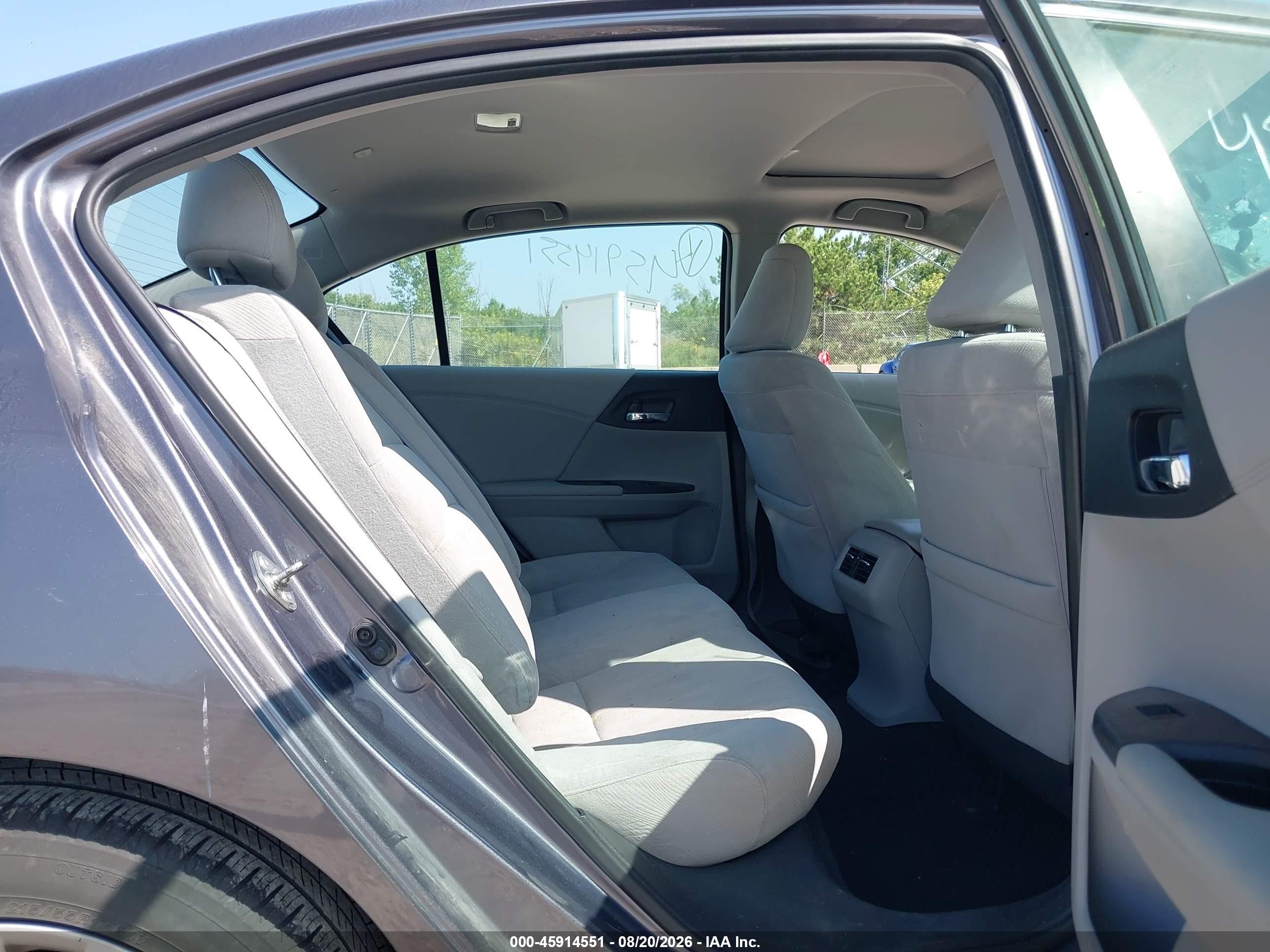 2015 Honda Accord Ex Gray vin: 1HGCR2F74FA226906