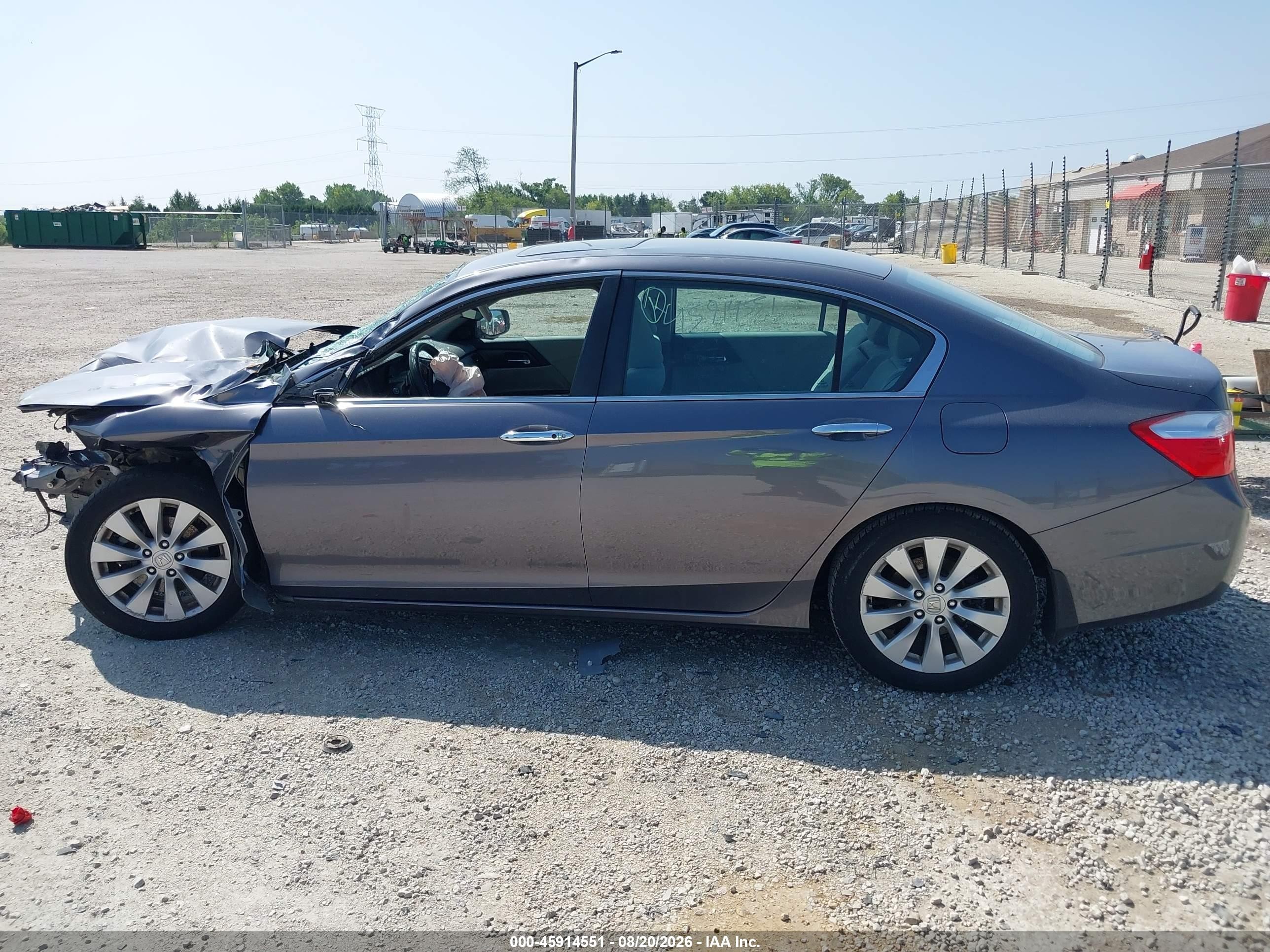 2015 Honda Accord Ex Gray vin: 1HGCR2F74FA226906