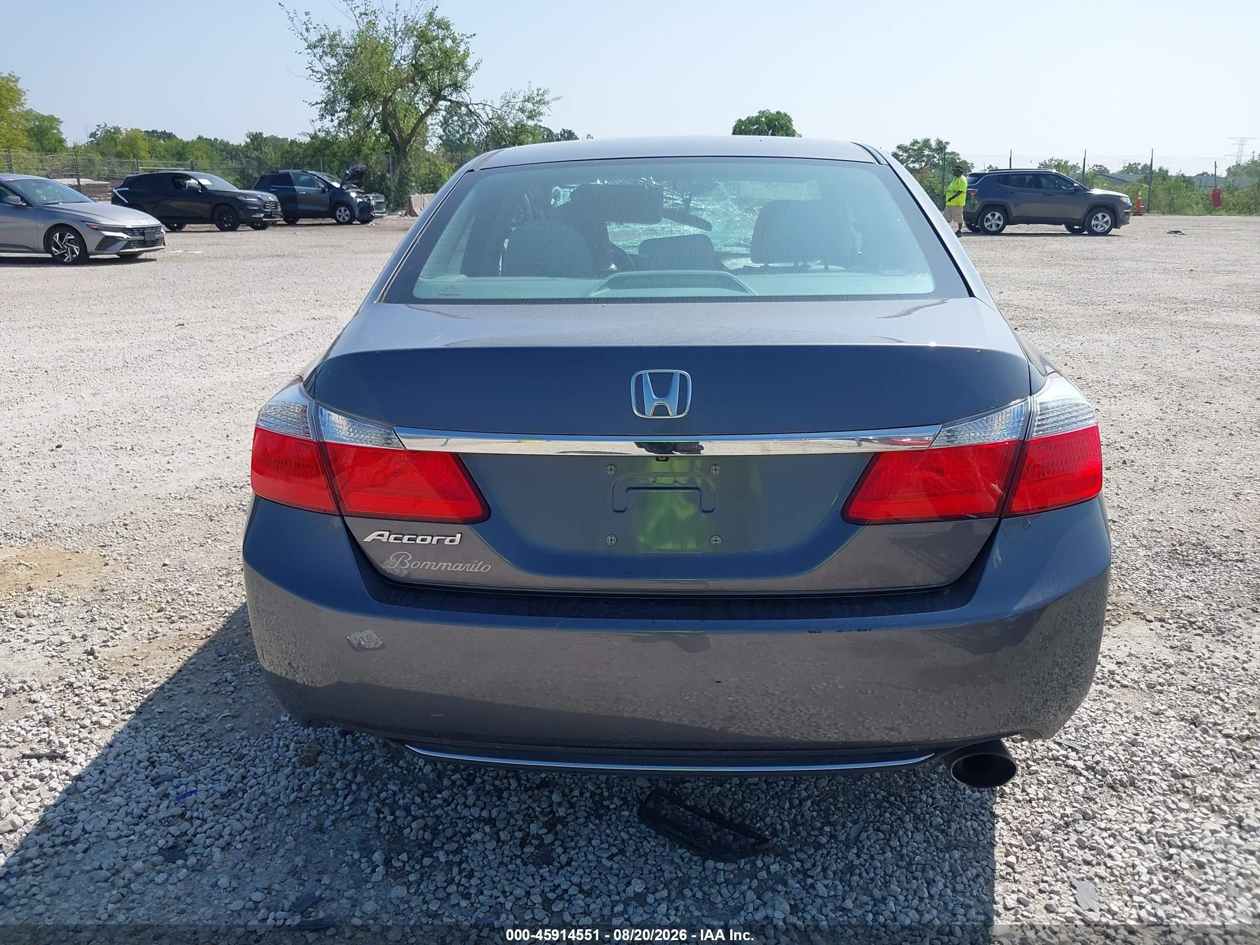2015 Honda Accord Ex Gray vin: 1HGCR2F74FA226906