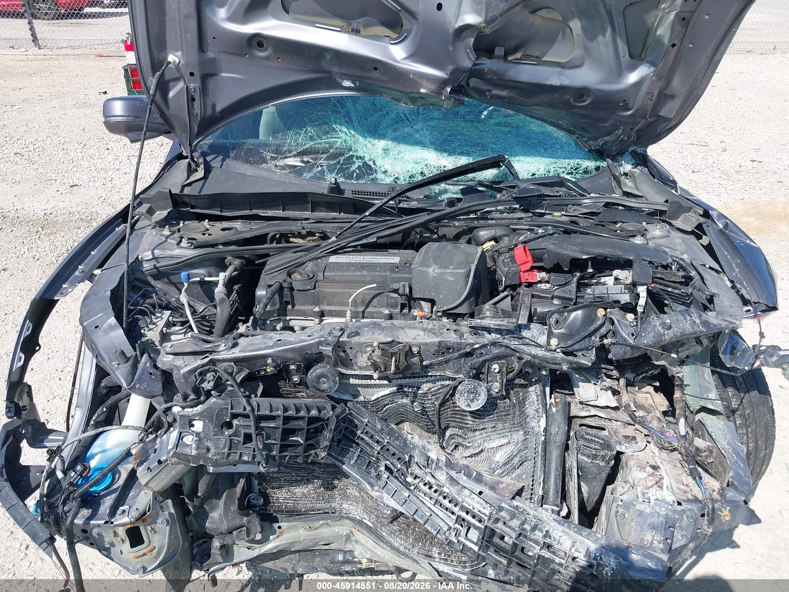 2015 Honda Accord Ex Gray vin: 1HGCR2F74FA226906
