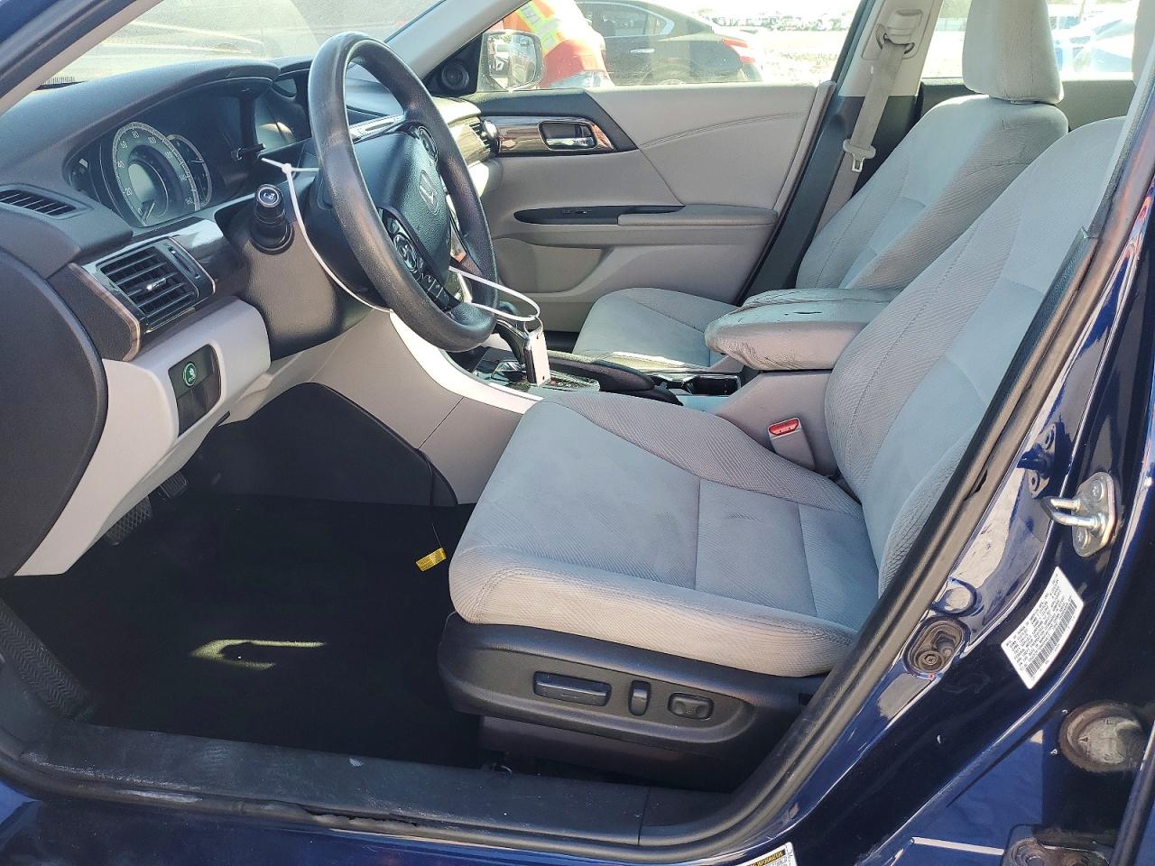2017 Honda Accord Ex Blue vin: 1HGCR2F74HA044612