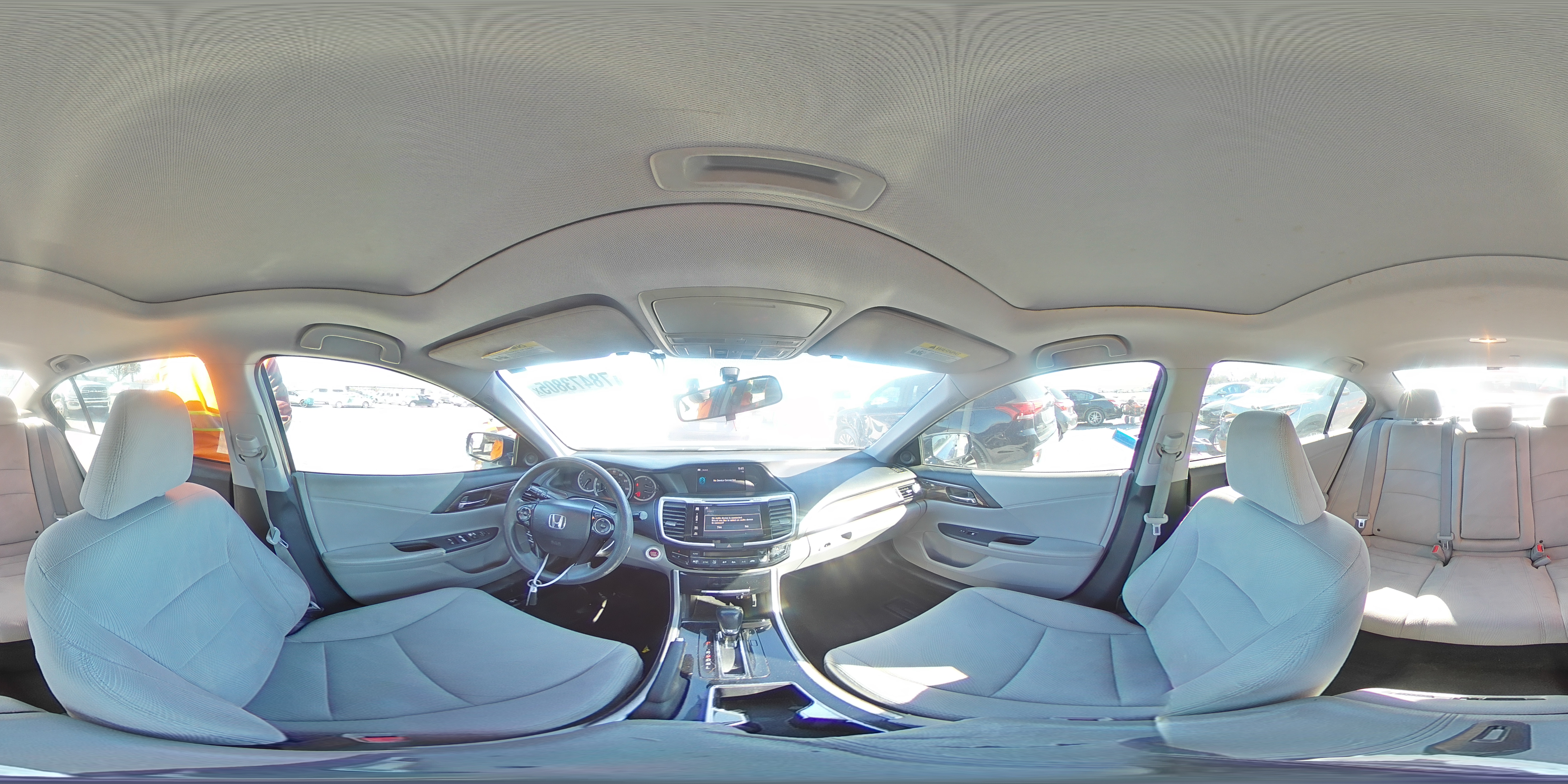2017 Honda Accord Ex Blue vin: 1HGCR2F74HA044612