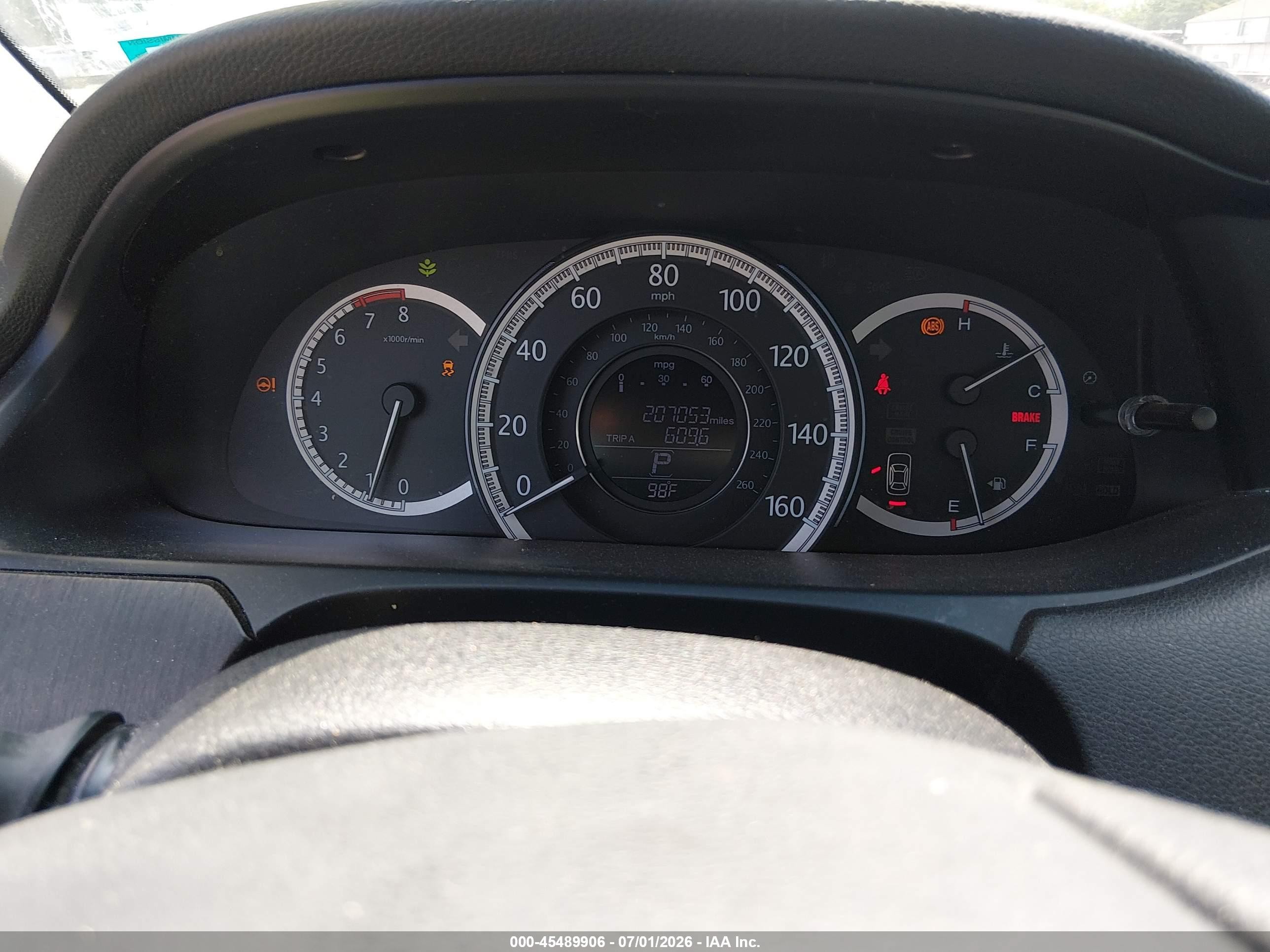 2013 Honda Accord Ex White vin: 1HGCR2F75DA006963